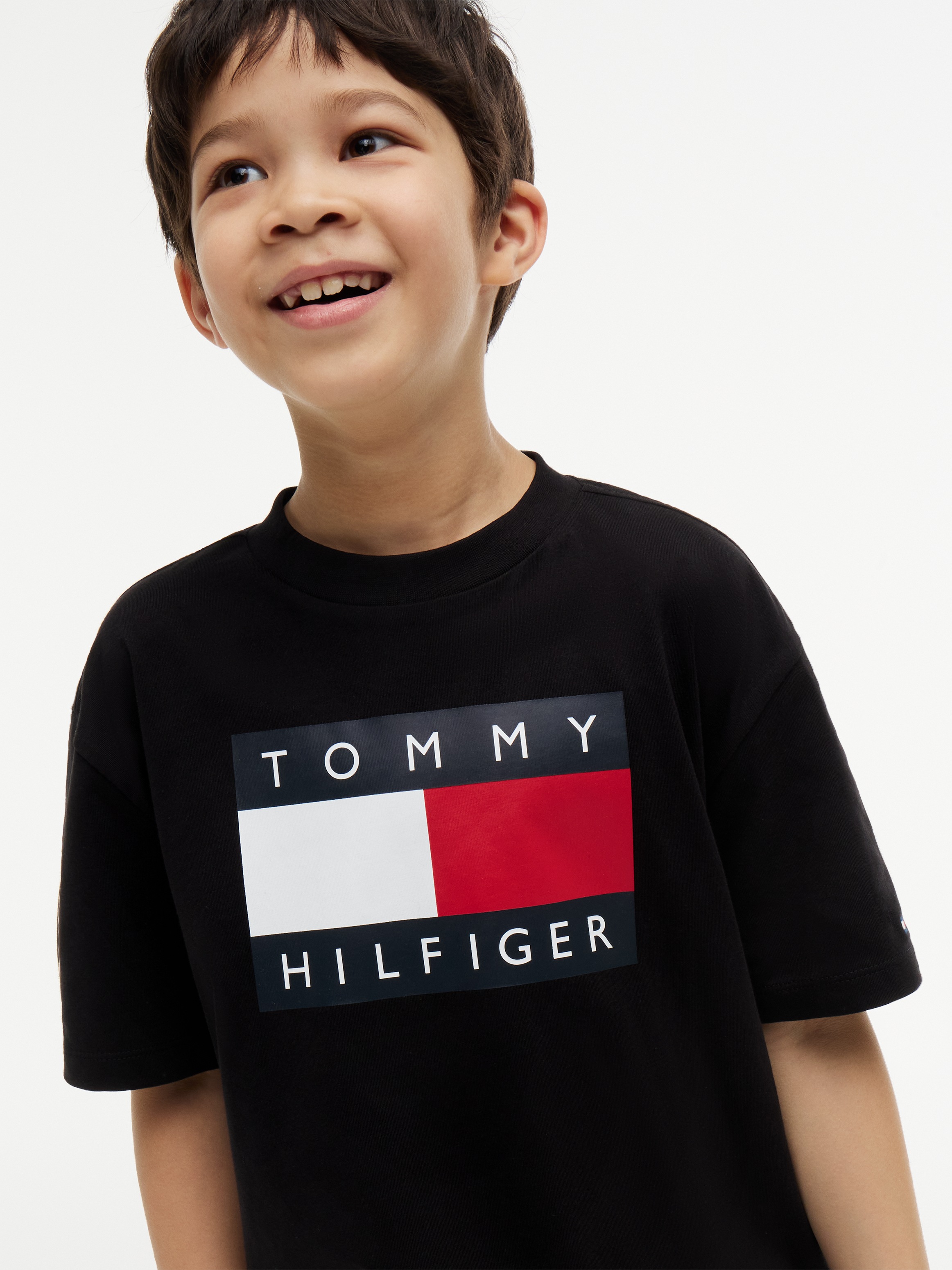 Tommy Hilfiger T-Shirt »HERITAGE« Regular Fit, Kinder bis 16 Jahre, Logo-Print