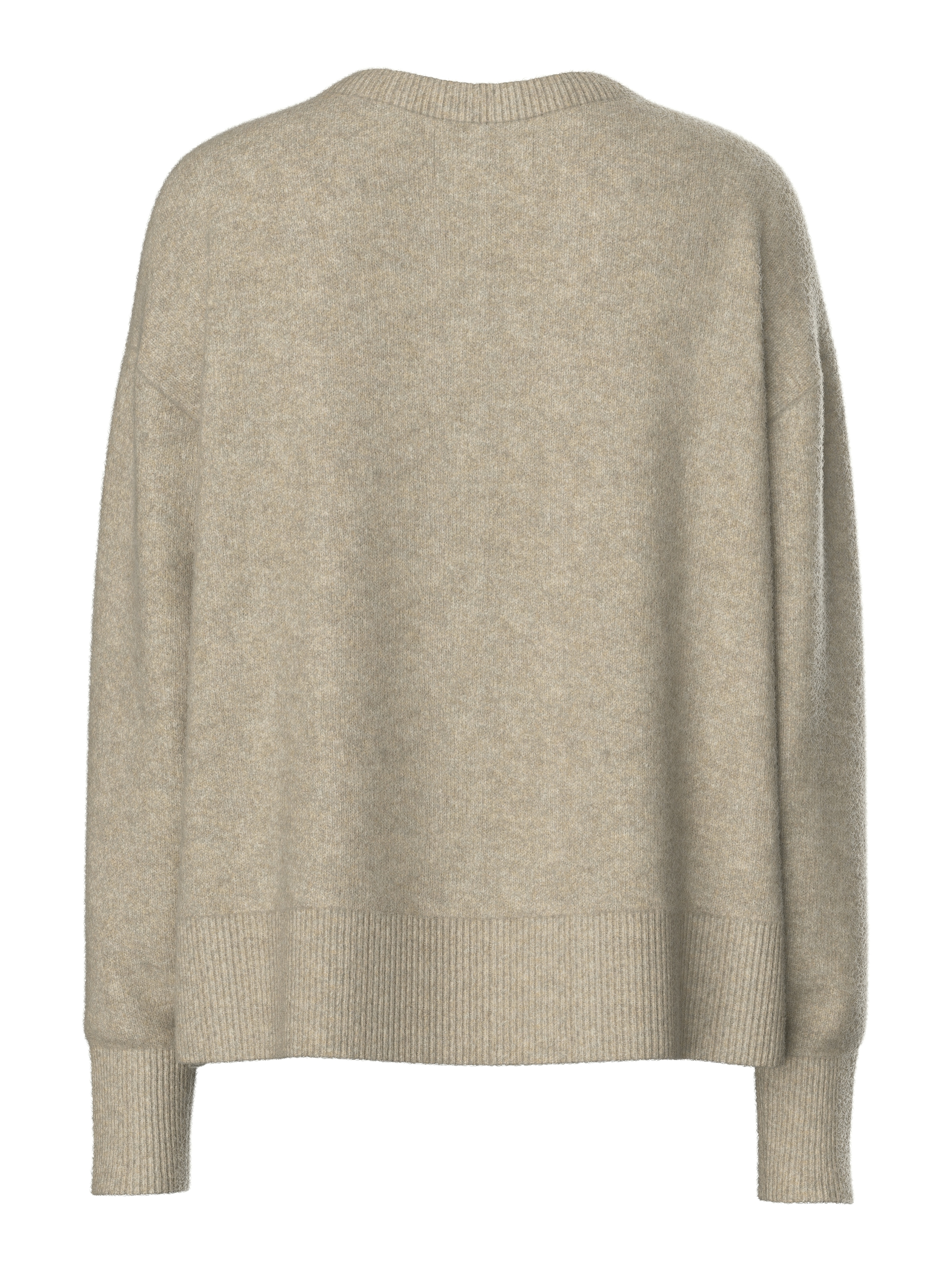 pieces Strickpullover »PCMALOU LS O-NECK CUTLINE KNIT NOOS BC«