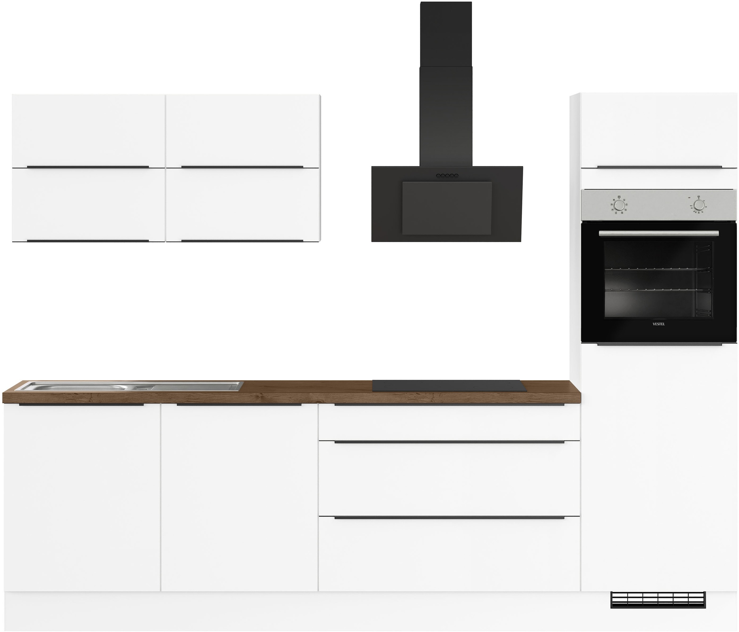 IMPULS KÜCHEN Küchenzeile ""Toledo", Ausrichtung wählbar, Schubkästen mit S günstig online kaufen