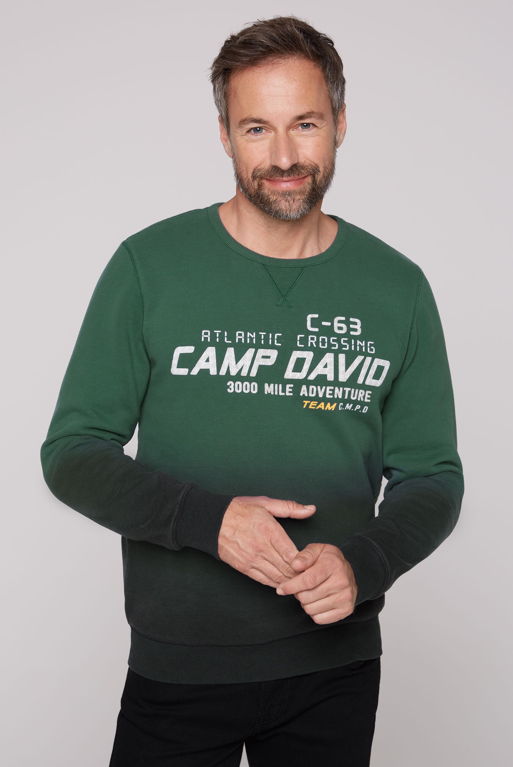 CAMP DAVID Sweater, mit Farbverlauf