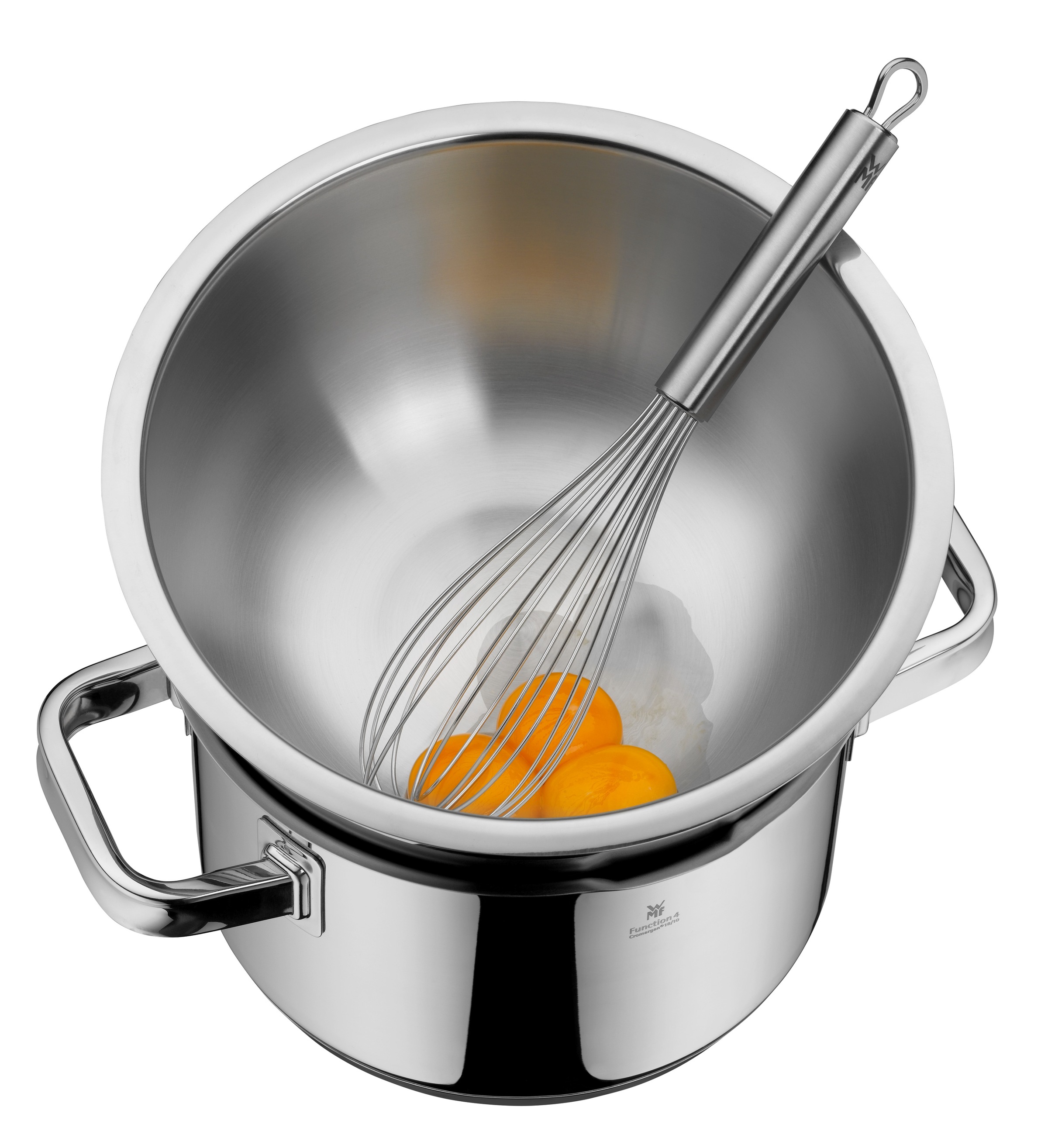 WMF Schüssel »Gourmet«, 2 tlg., aus Edelstahl 18/10, 360° Schüttrand, tropffreies Ausgießen, vielseitig, stapelbar