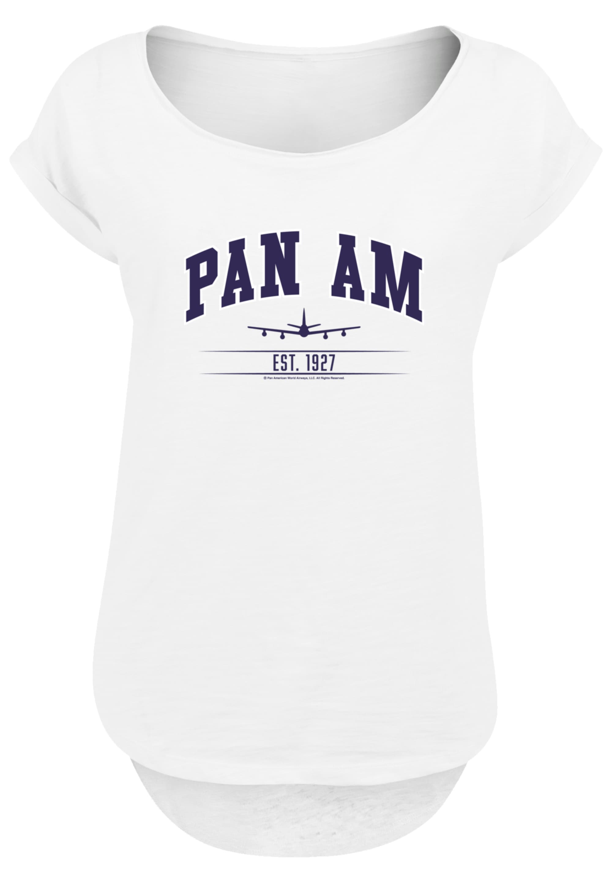 F4NT4STIC T-Shirt »Pan Am College Est 1927«, Premium Qualität
