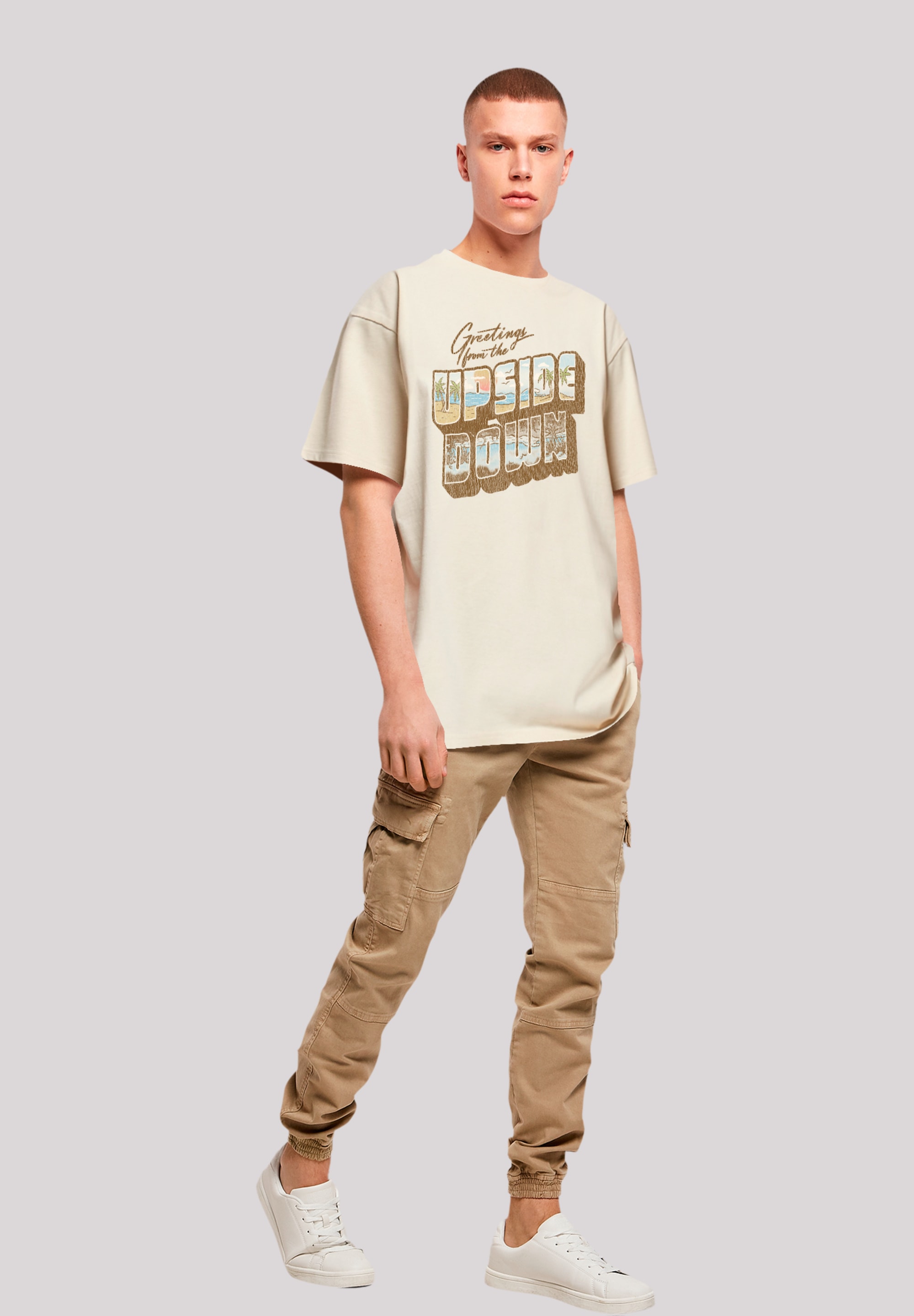 F4NT4STIC T-Shirt »Stranger Things Greetings From Upside Down«, Premium Qualität