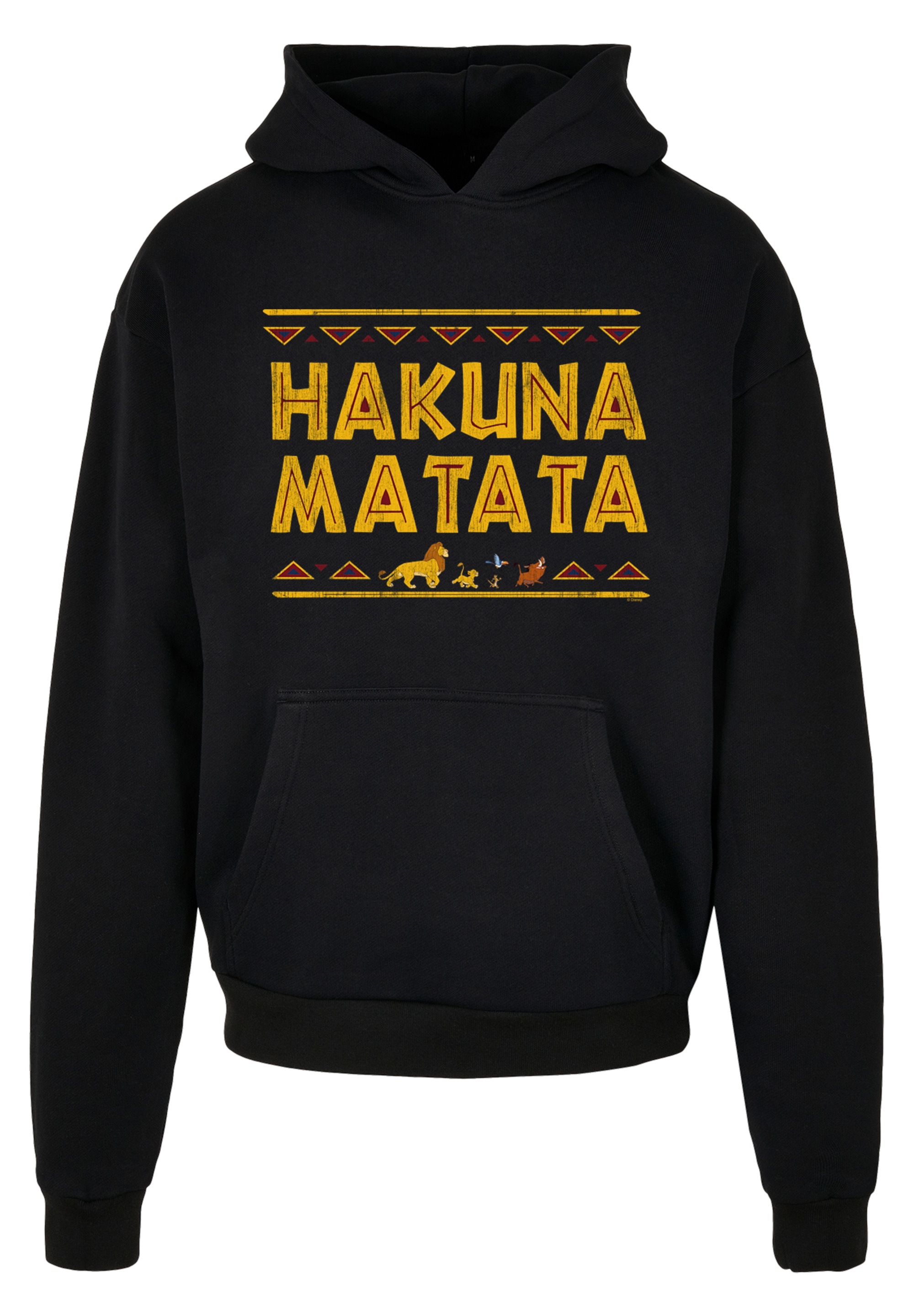 F4NT4STIC Kapuzenpullover "König der Löwen Hakuna Matata", Herren,Premium M günstig online kaufen
