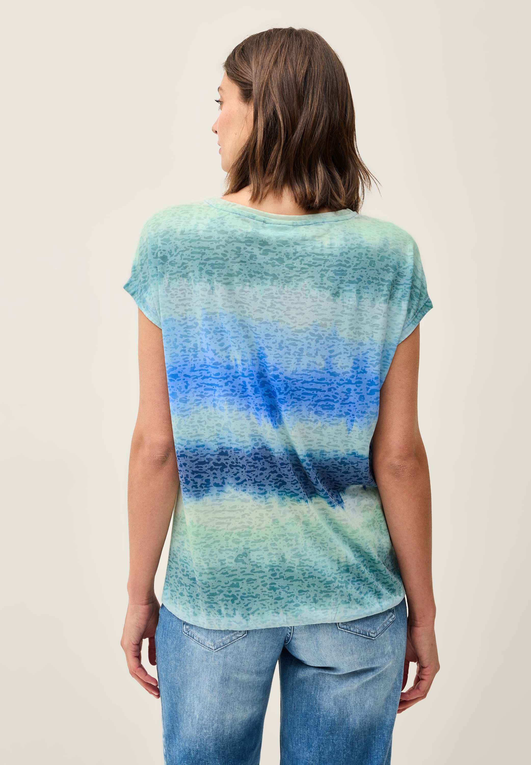 Cecil T-Shirt, in Ausbrenner-Optik
