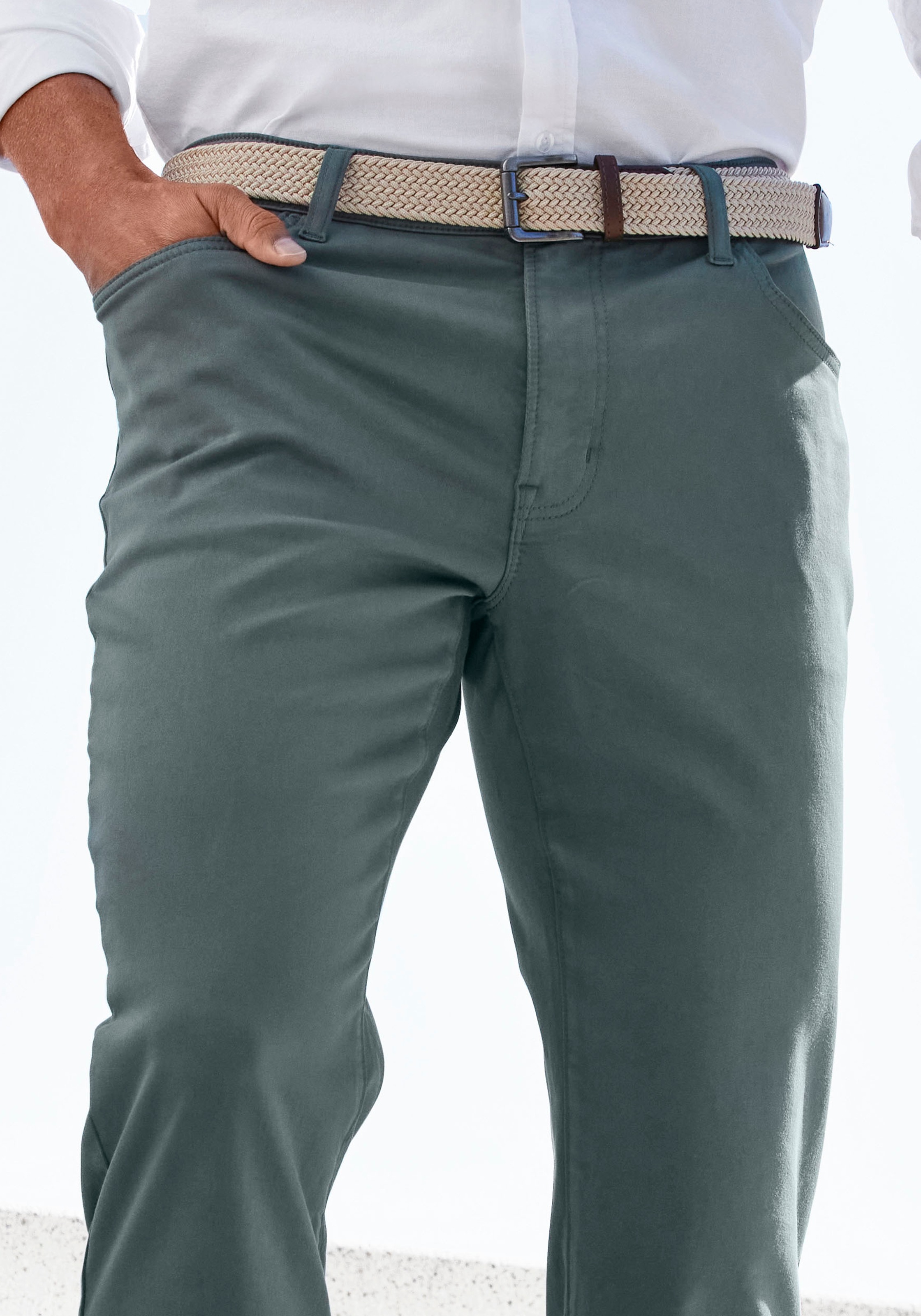 John Devin 5-Pocket Trousers Green 34 3