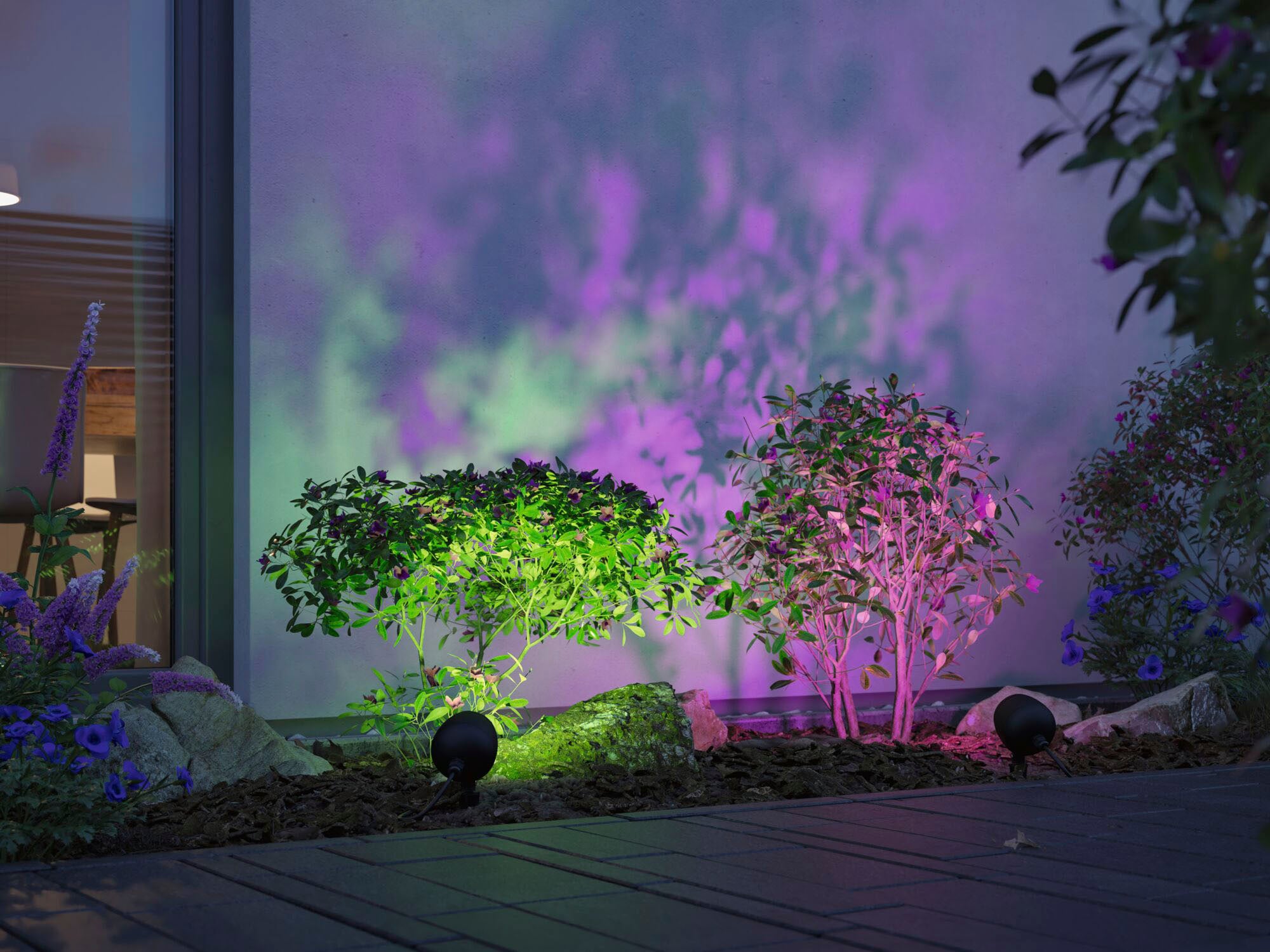 Paulmann LED Gartenleuchte »Outdoor 230V Spot Kikolo RGBW ZigBee«, 1 flammig-flammig, ZigBee RGBW