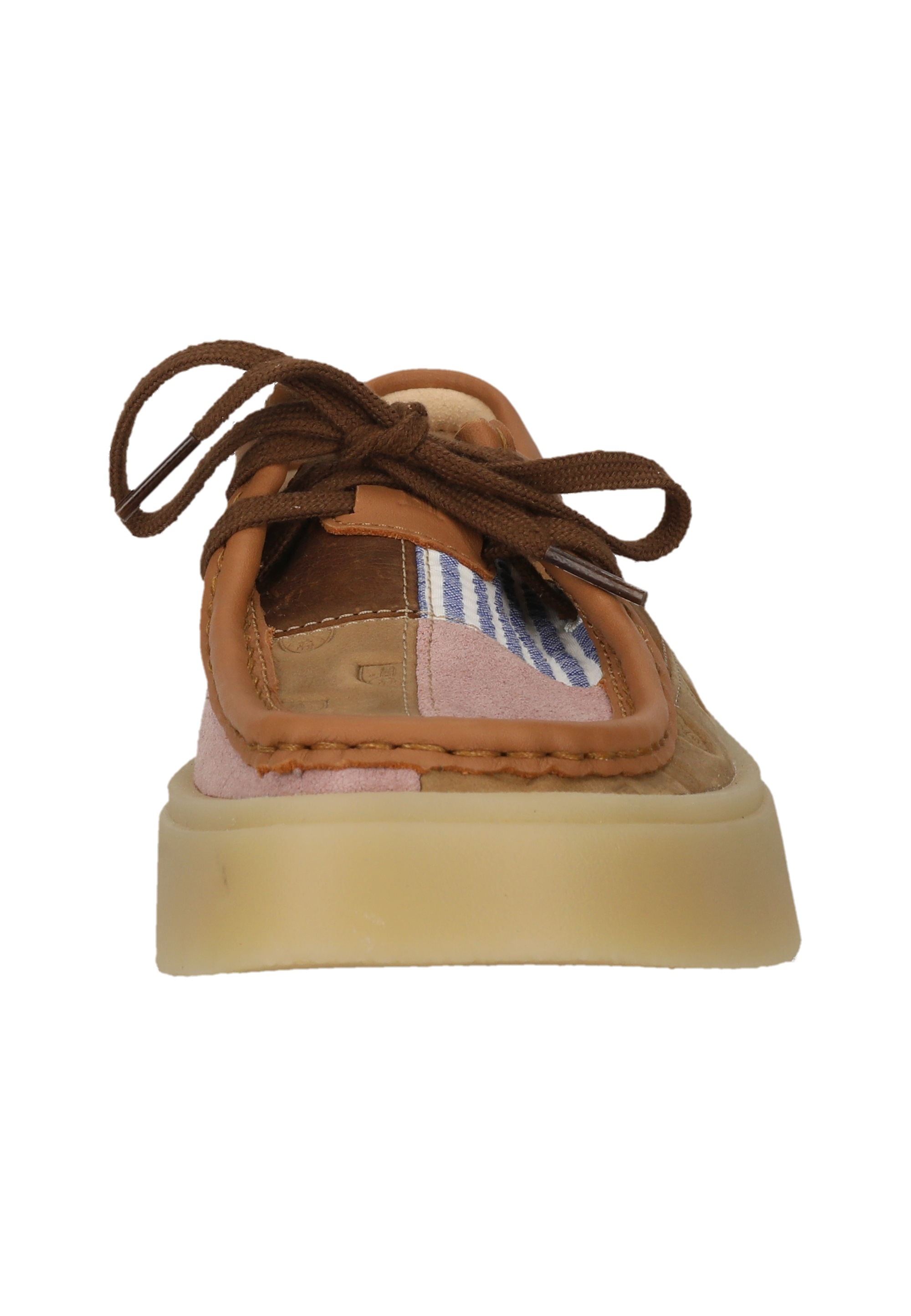 Clarks Schnürschuh »Torview«  mit Uni-Streifen und Monogramm-Prints