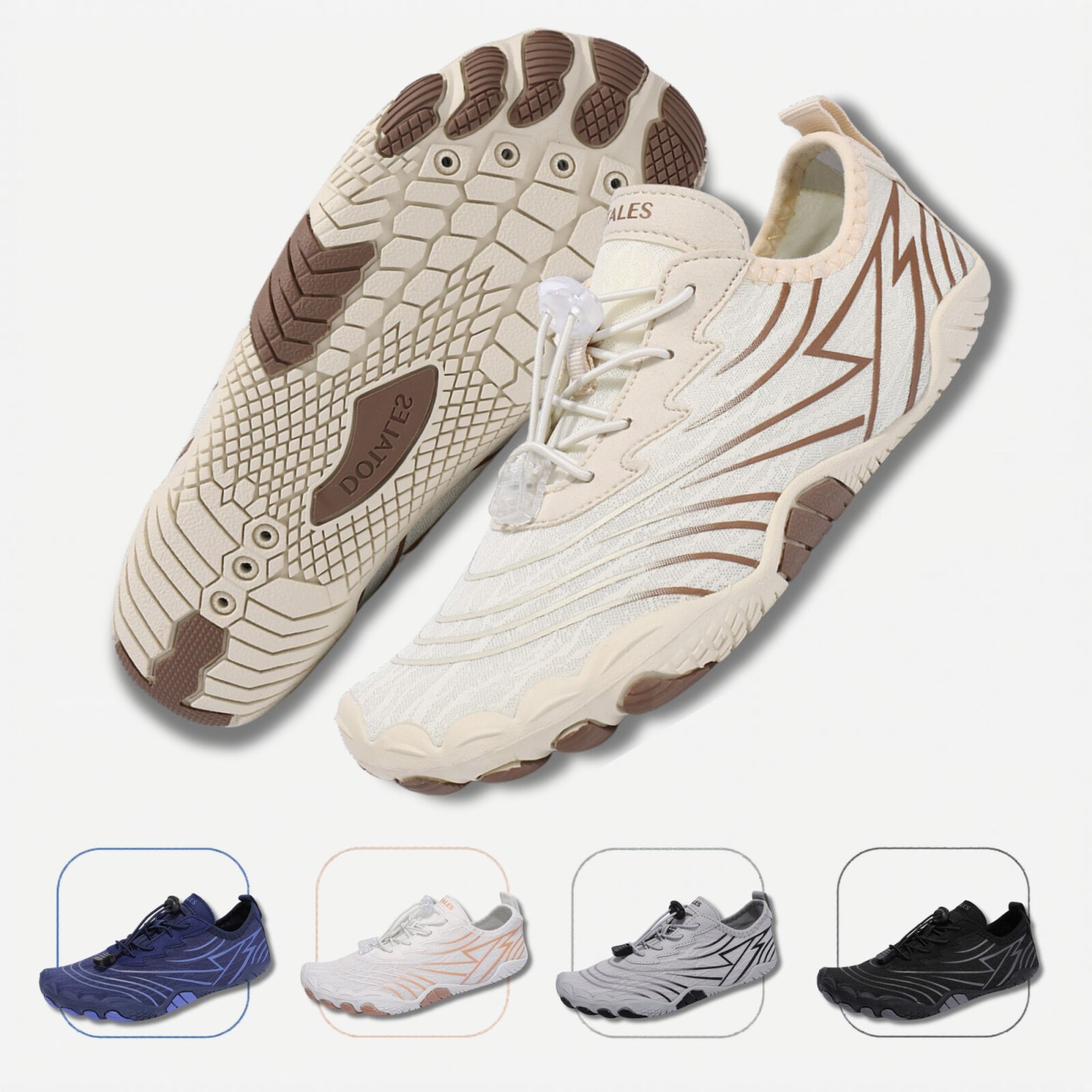 DOTALES Barfußschuh "Flowstep Barfußschuhe Damen & Herren, Flowstep Barfußschuhe" Das Original-Barfuß Sneaker, Minimalschuhe, Schnellverschluss
