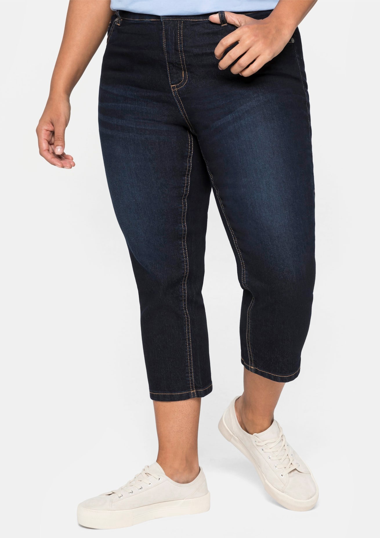 Sheego 7/8-Jeans, (1 tlg.) günstig online kaufen