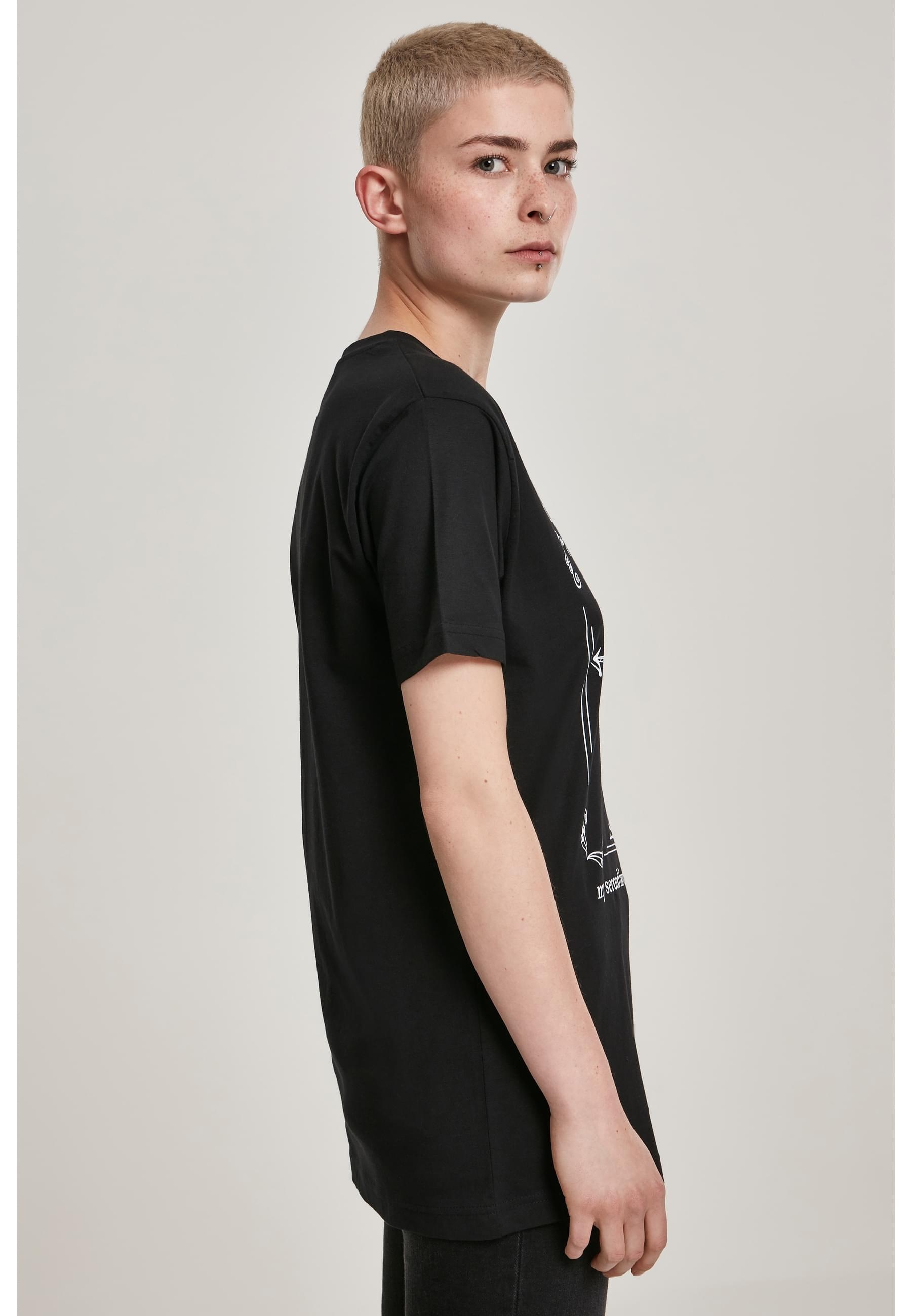 MisterTee Kurzarmshirt »MisterTee Damen Ladies F-Word Tee«, (1 tlg.)
