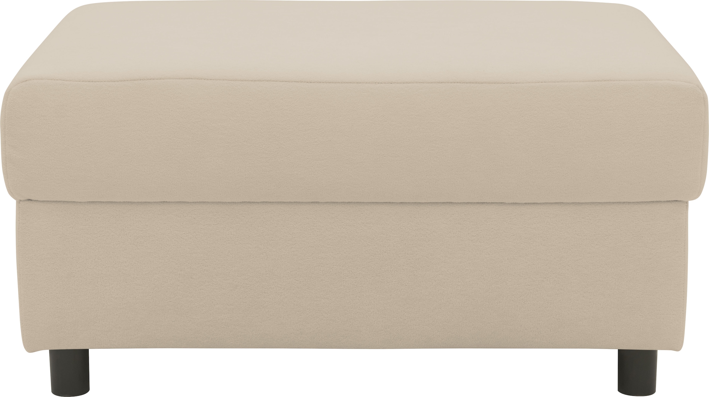 INOSIGN Polsterhocker »Turah 2 in Cord oder wasserabweisender Microfaser,«, moderner Polsterhocker, passend zum Ecksofa, B/T/H: 83/60/44 cm