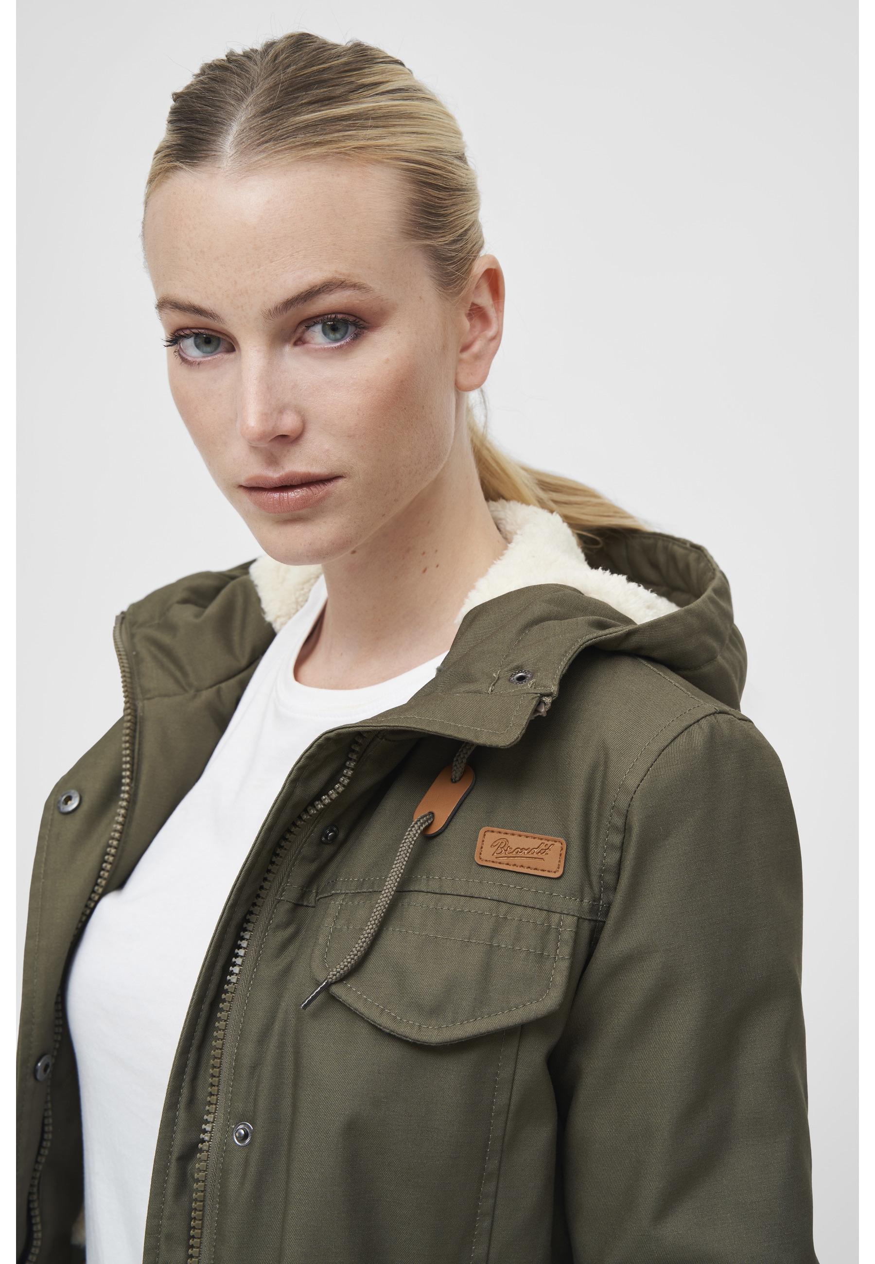 Brandit Parka »Brandit Damen Ladies Marsh Lake Parka« 1 Stk. tlg. mit Kapuze