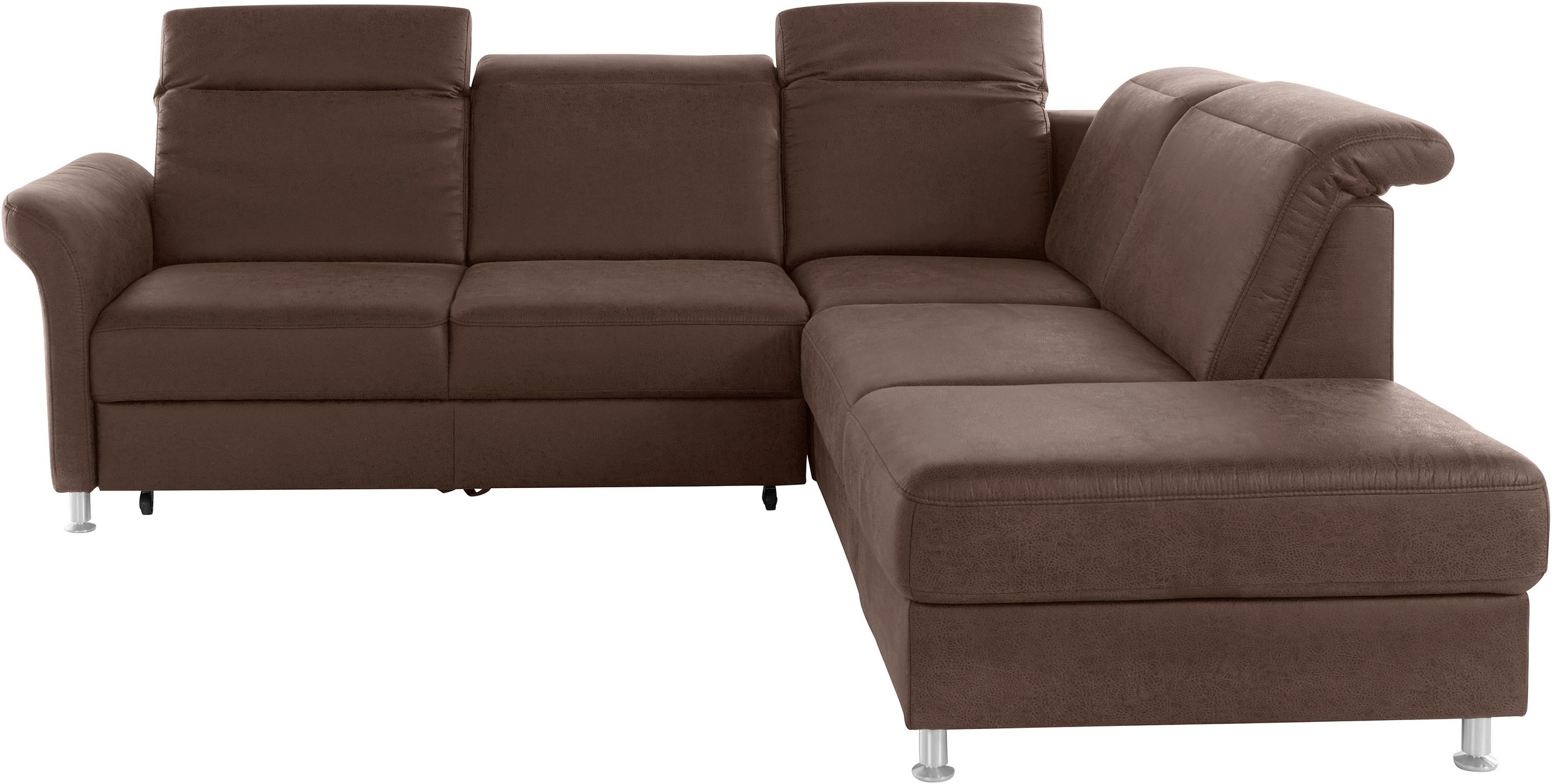 sit&more Ecksofa "Darwin L-Form", inklusive Federkern, wahlweise mit Kopfte günstig online kaufen