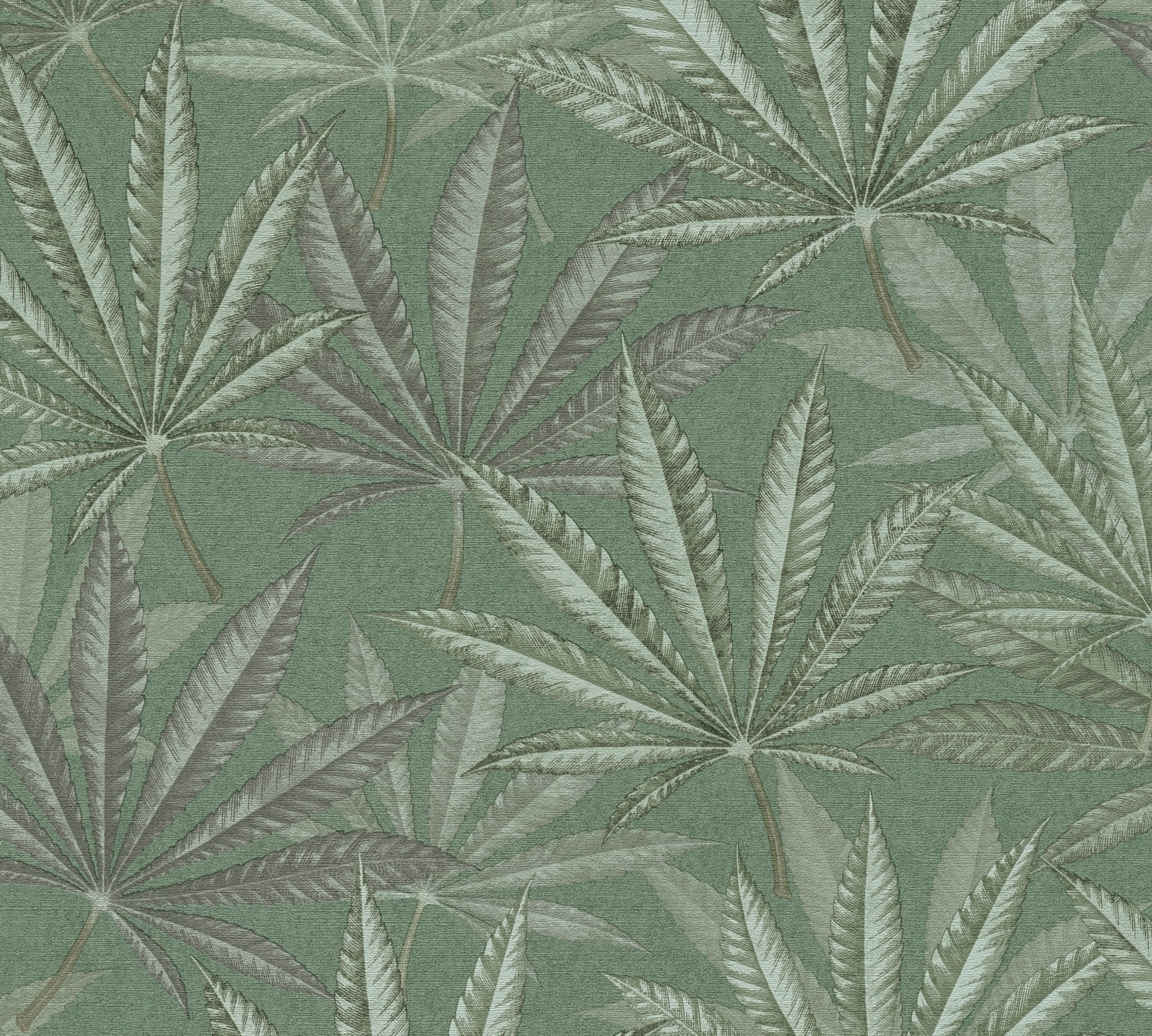 living walls Vliestapete »Michalsky 6 florale Tapete Mustertapete Blätter Blattmuster« matt strukturiert Vliestapete Blatt-Motiv für Schlafzimmer Küche Wohnzimmer Floral Flur