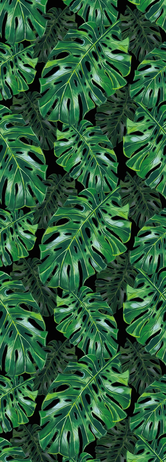 queence Vinyltapete "Sienna" Motiv bedruckt botanisch floral gemustert natürlich glatt 90x250cm, selbstklebend, kinderleichte Anbringung, Sticker