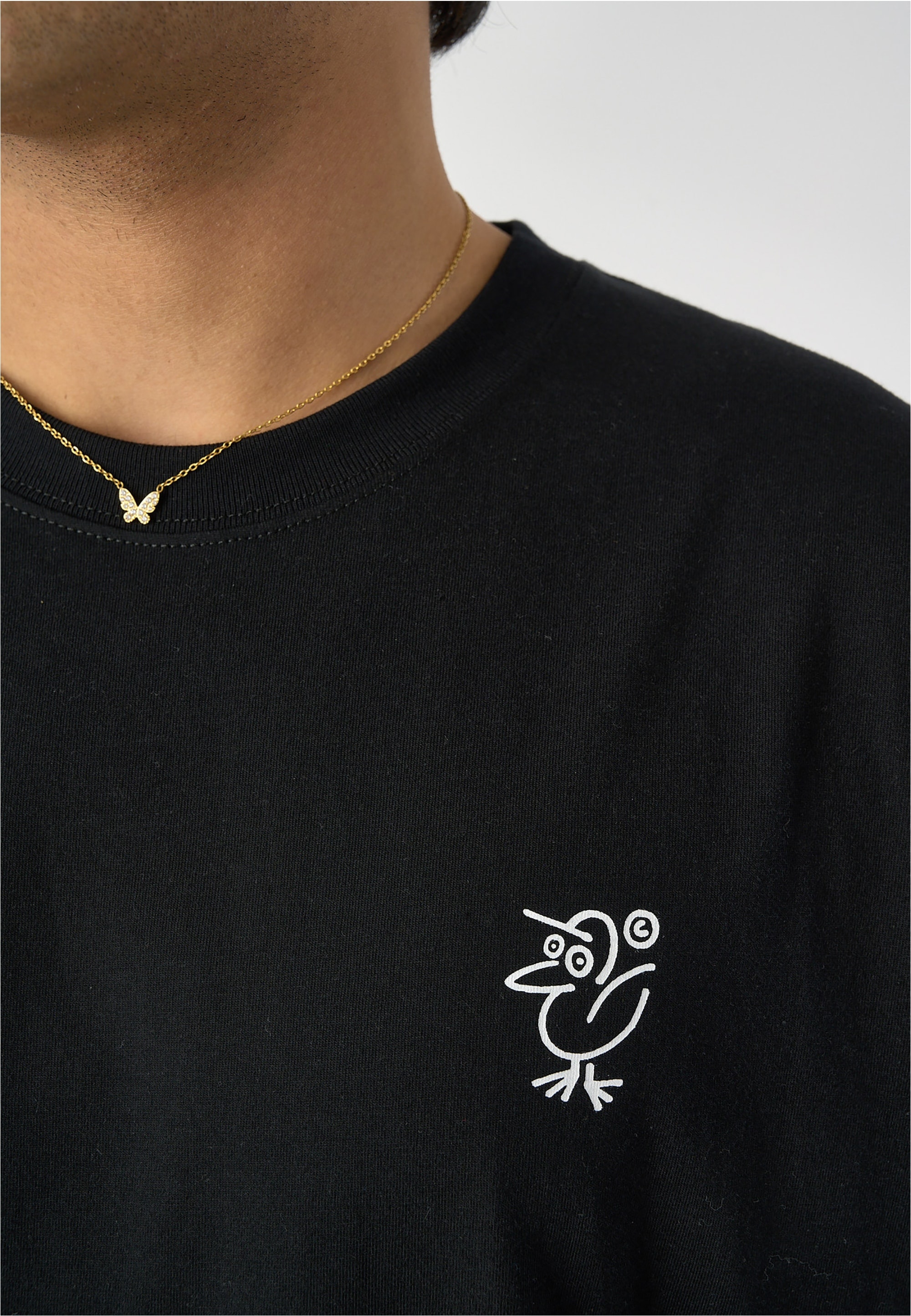 Cleptomanicx T-Shirt »Sketch Gull« mit lockerem Schnitt