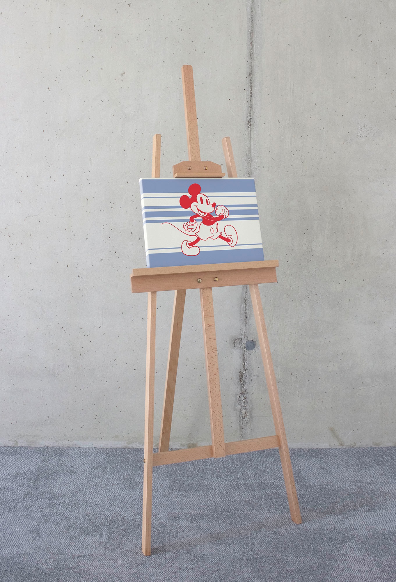 Komar Leinwandbild "Mickey Wonderful Live - Größe 30 x 40 cm" Natur 1 Stk. günstig online kaufen