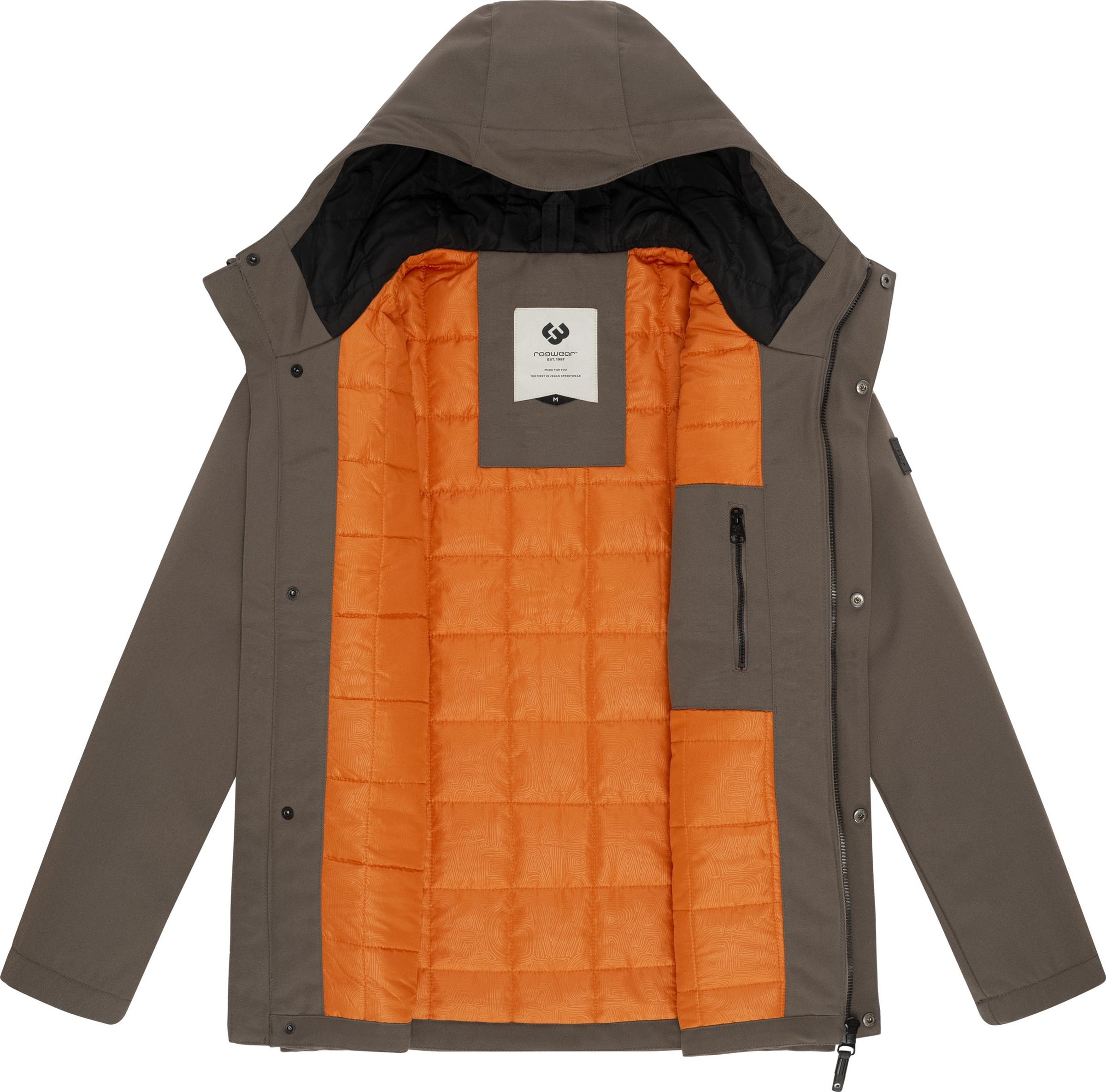 Ragwear Winterjacke »Mr Them«, mit Kapuze, stylische Herren Outdoorjacke mit großer Kapuze
