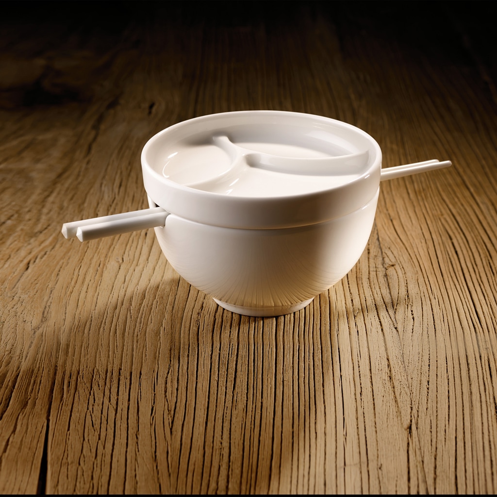 Villeroy & Boch Besteck-Set »Essstäbchen Set Soup Passion weiß«