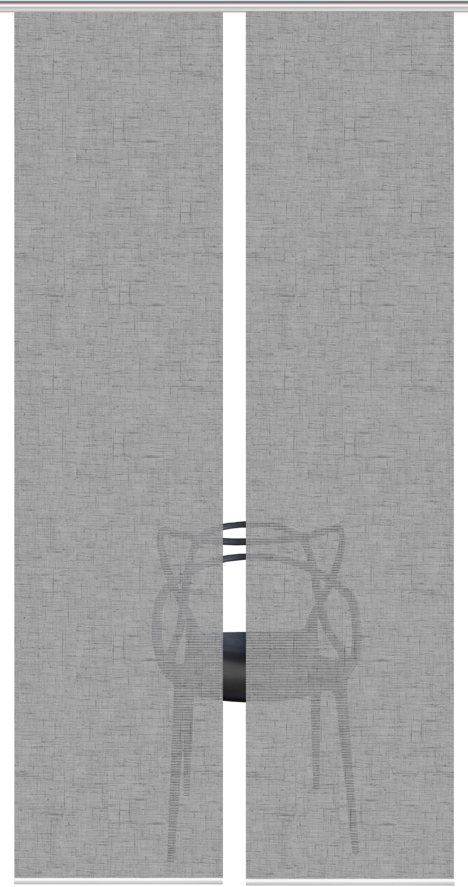 Vision S Schiebegardine "PIVE 2er SET" Paneelwagen 2 Stk. tlg. Schiebevorha günstig online kaufen