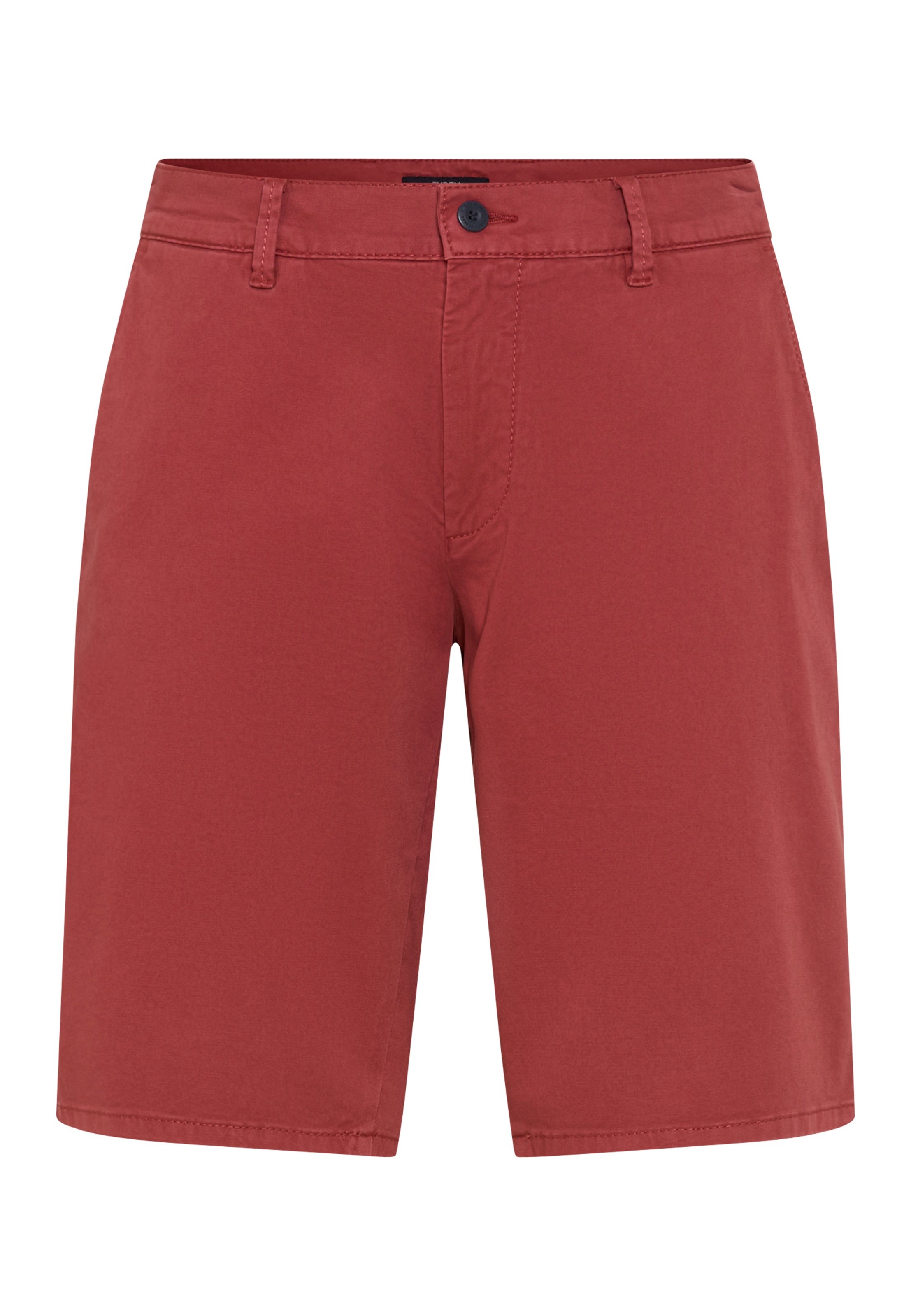 Bermudas EUREX BY BRAX "Style BURT", Herren, Gr. 56, Normalgrößen, rot, Web, 98% Baumwolle, 2% Elasthan, Hosen Bermudas