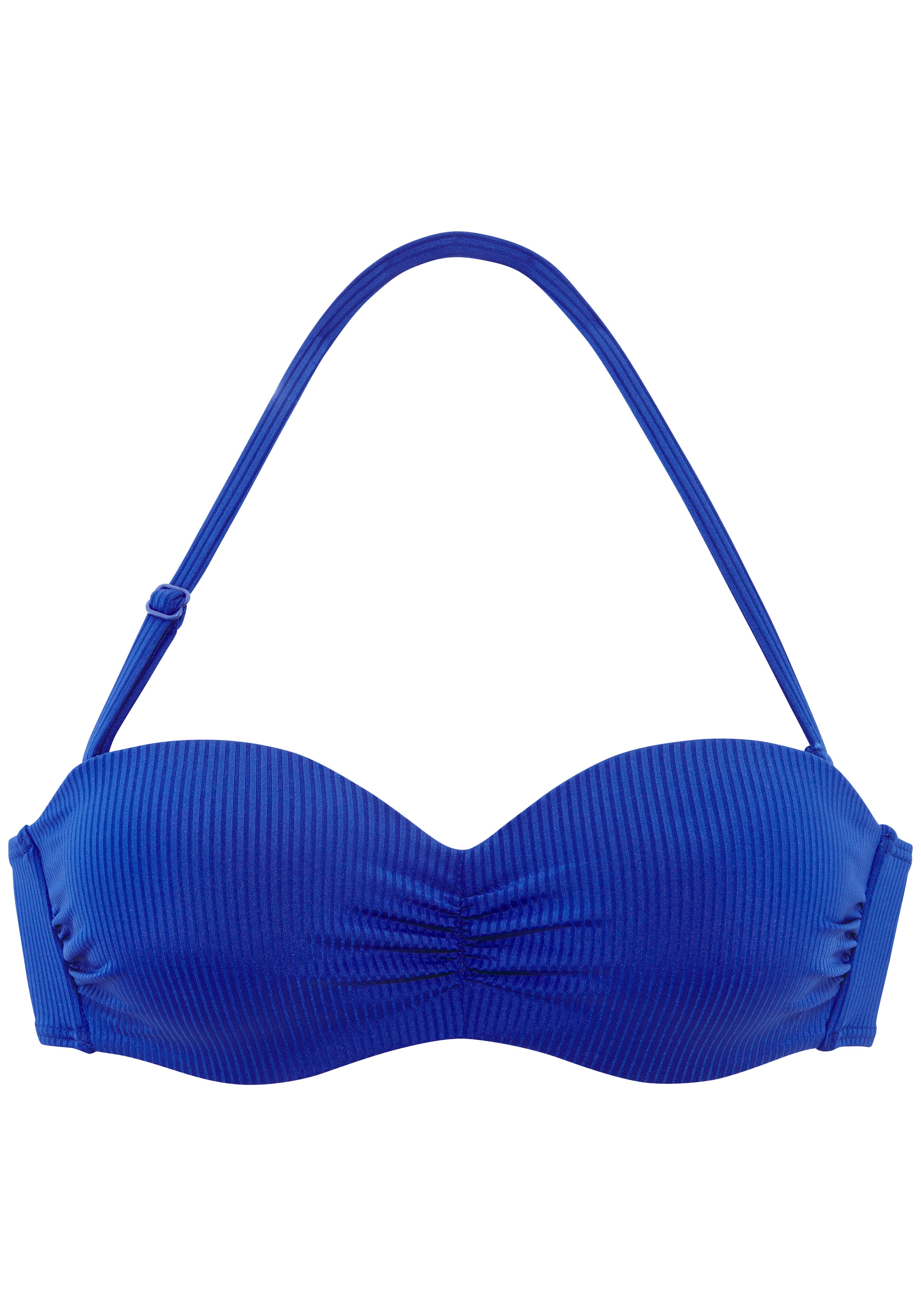 Venice Beach Bandeau-Bikini-Top »Lucky« aus gerippter Strukturware