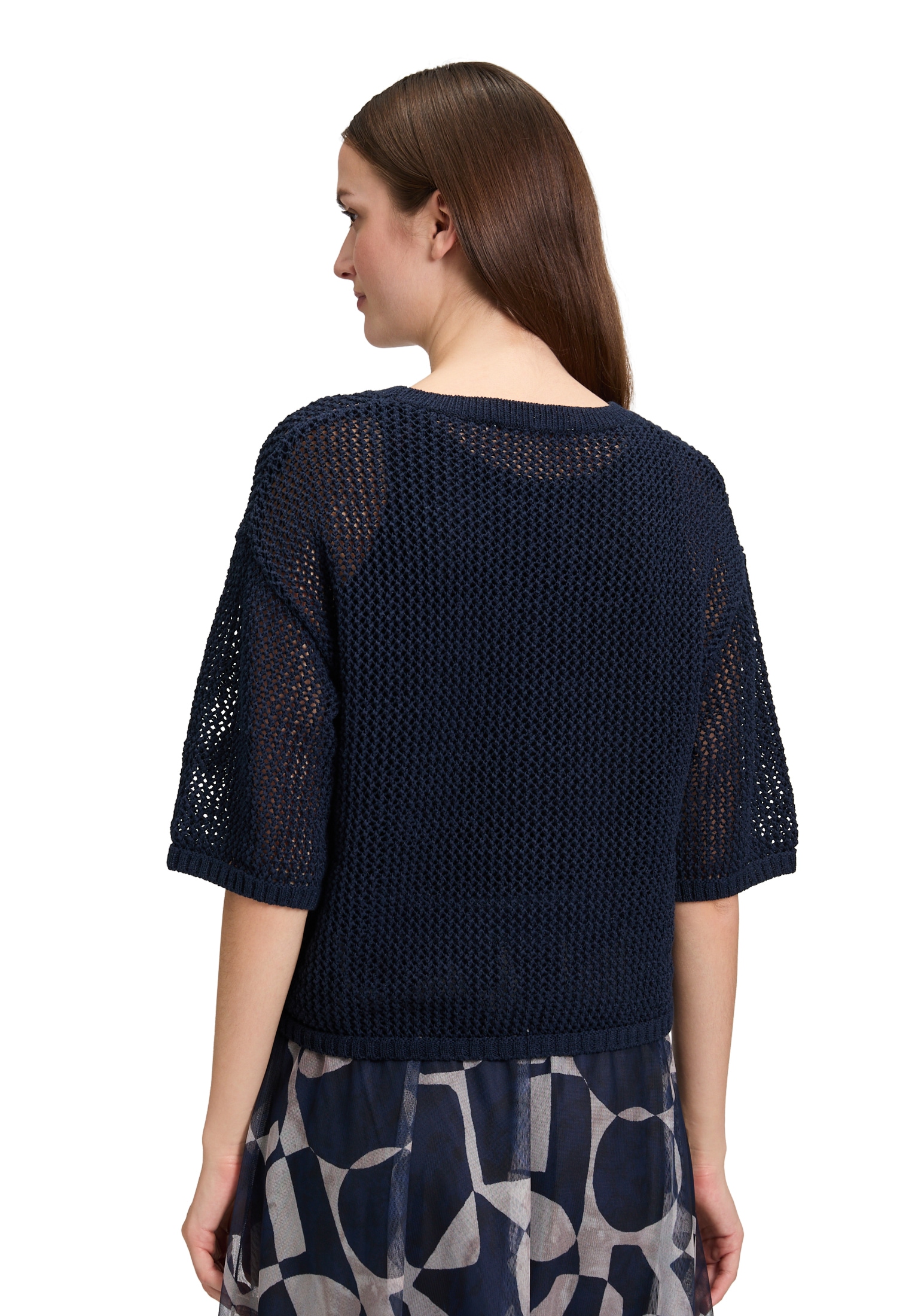 Betty&Co Kurzarmshirt »Damen mit Lochmuster« 1 tlg.