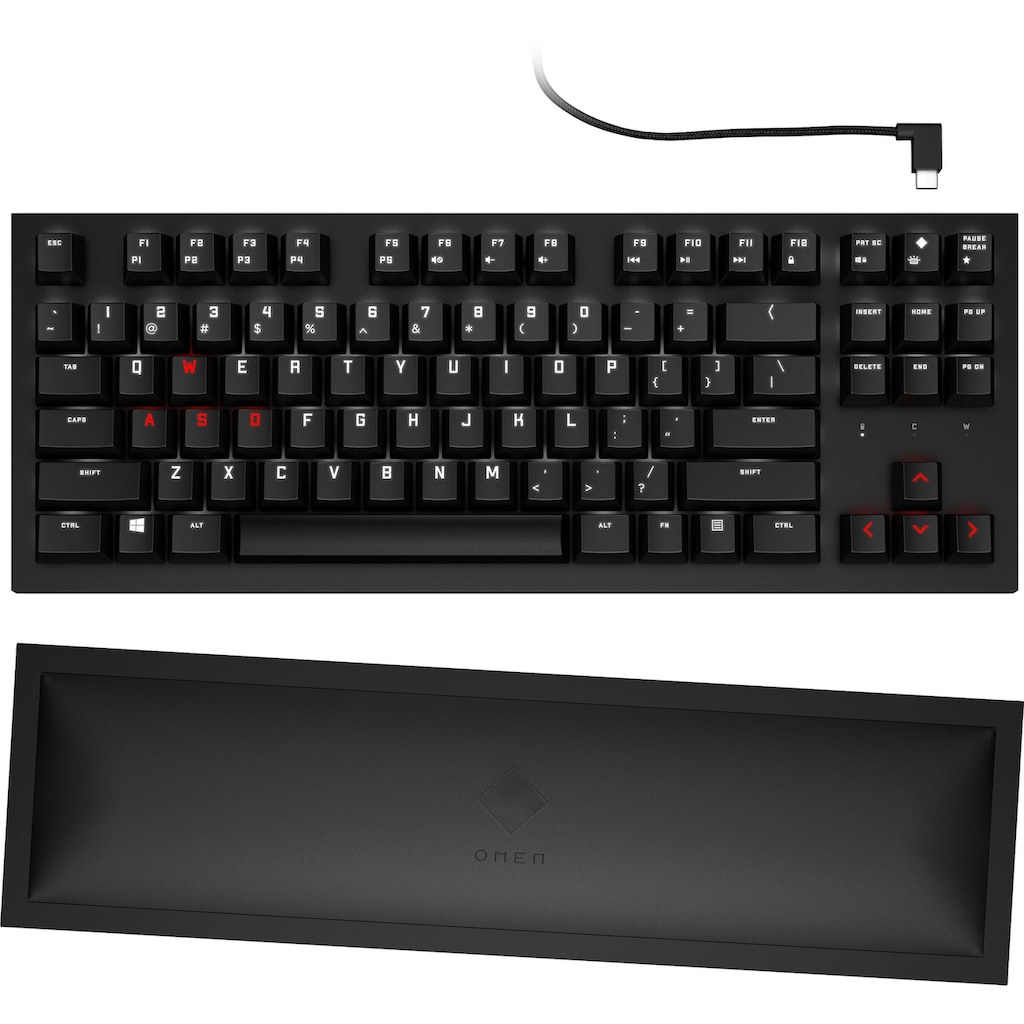 HP PC-Tastatur »OMEN Spacer Wireless TKL Keyboard«, (USB-Anschluss)