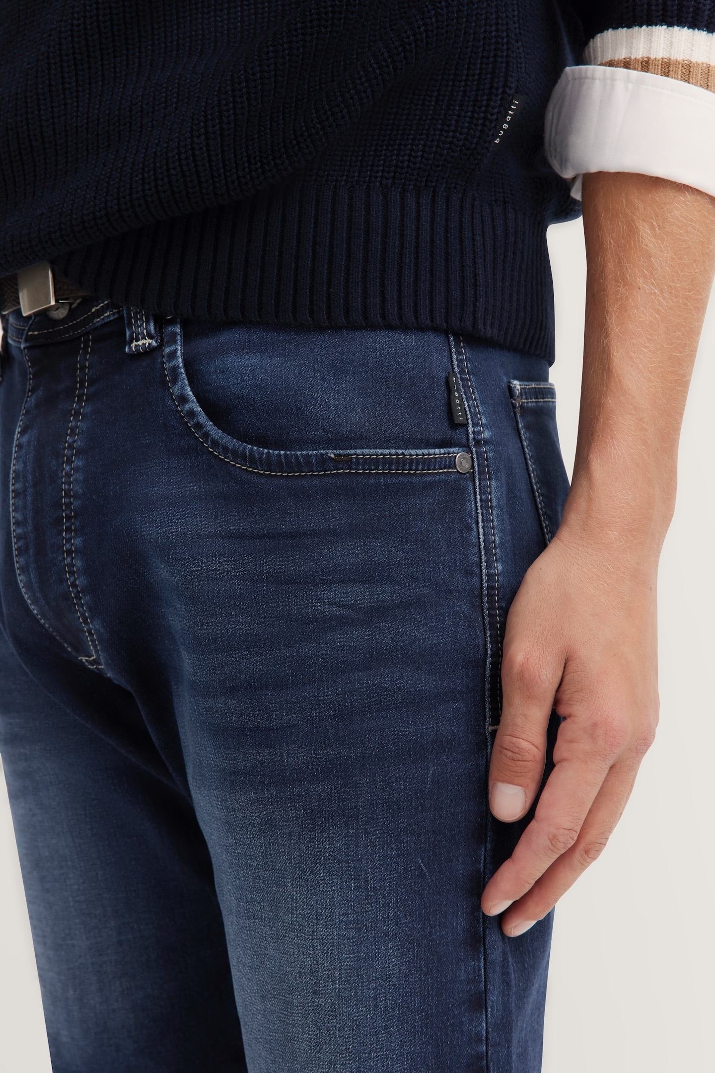 bugatti Bermudas, im Used-Wash-Design