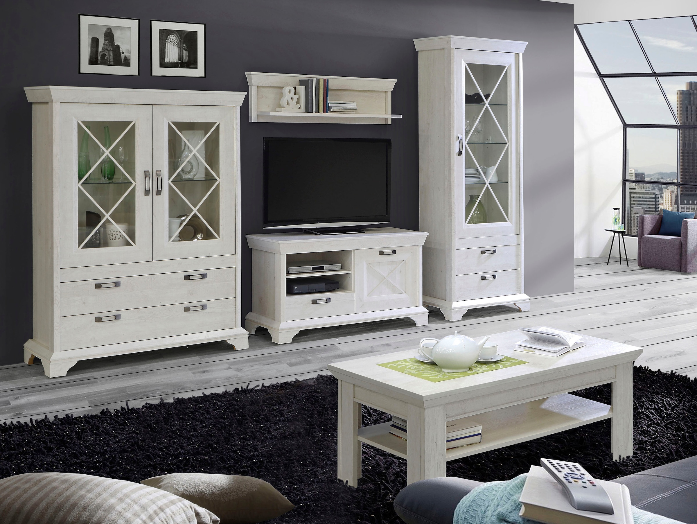 FORTE Highboard »Kashmir«, Breite 123 cm