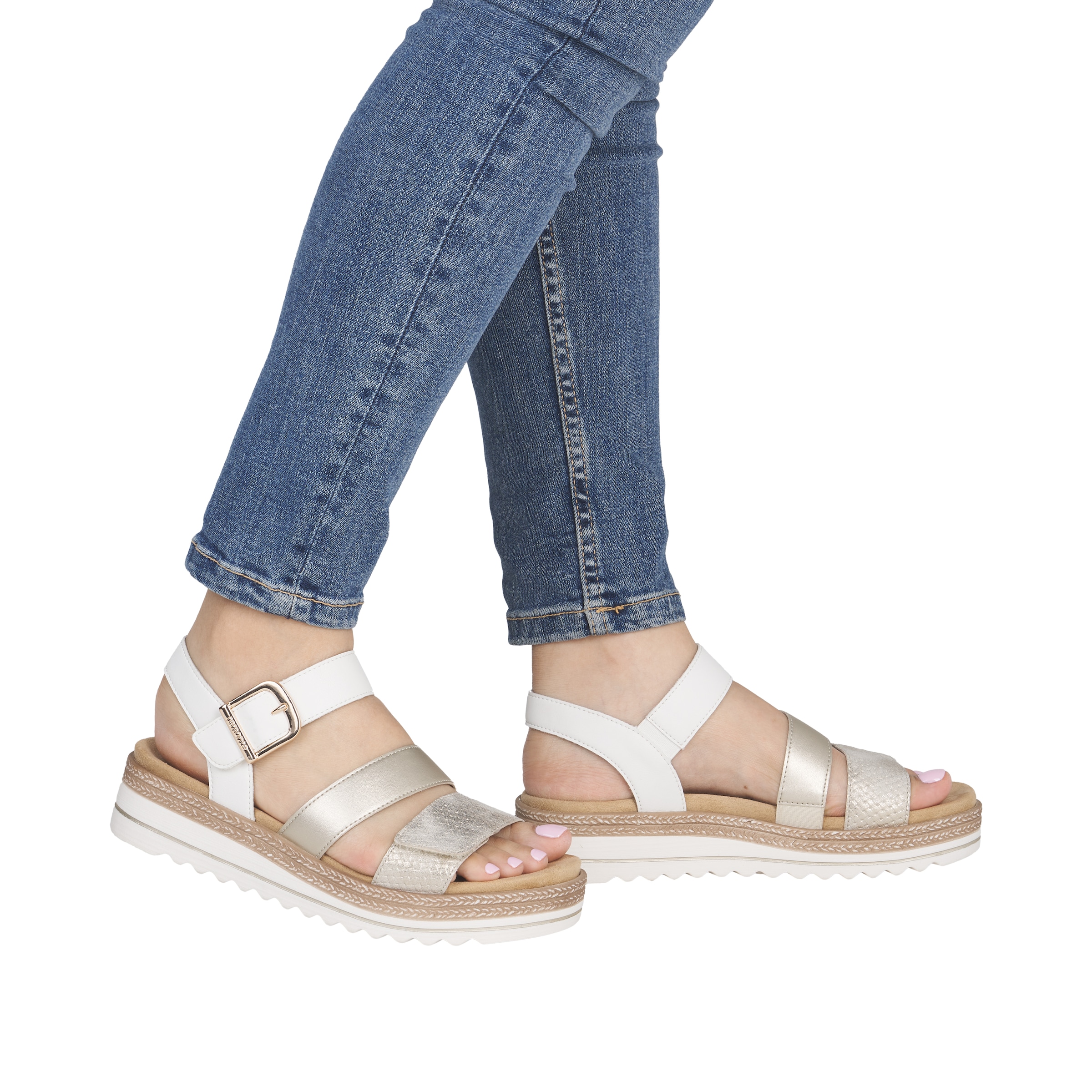 Remonte Keilsandalette  Keilabsatz, Sommerschuh, Sandale in veganer Verarbeitung