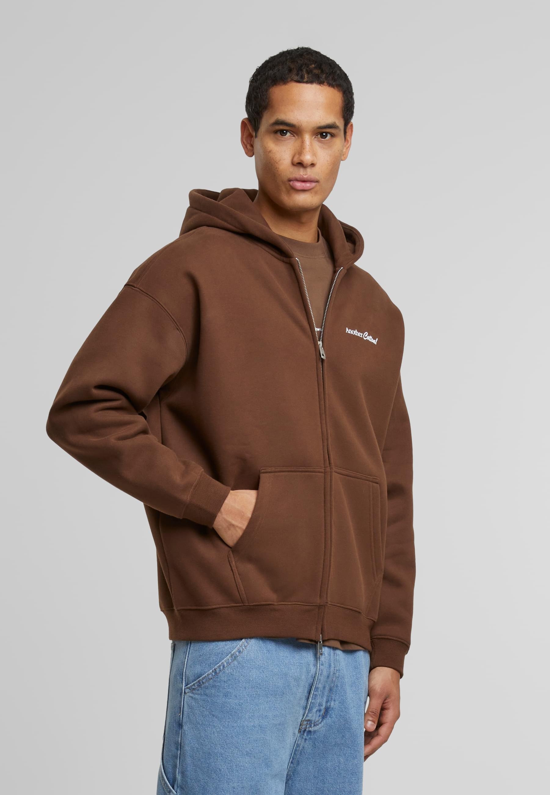 Another Cotton Lab Kapuzensweatshirt »Another Cotton Lab Espresso Martini Oversized Zip Hoodie«, (1 tlg.)