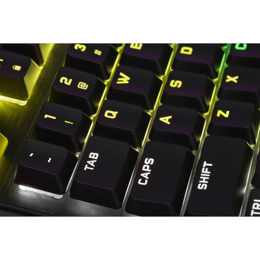 Corsair Gaming-Tastatur »K60 RGB PRO Low Profile«, (Ziffernblock-ausklappbare Füße)