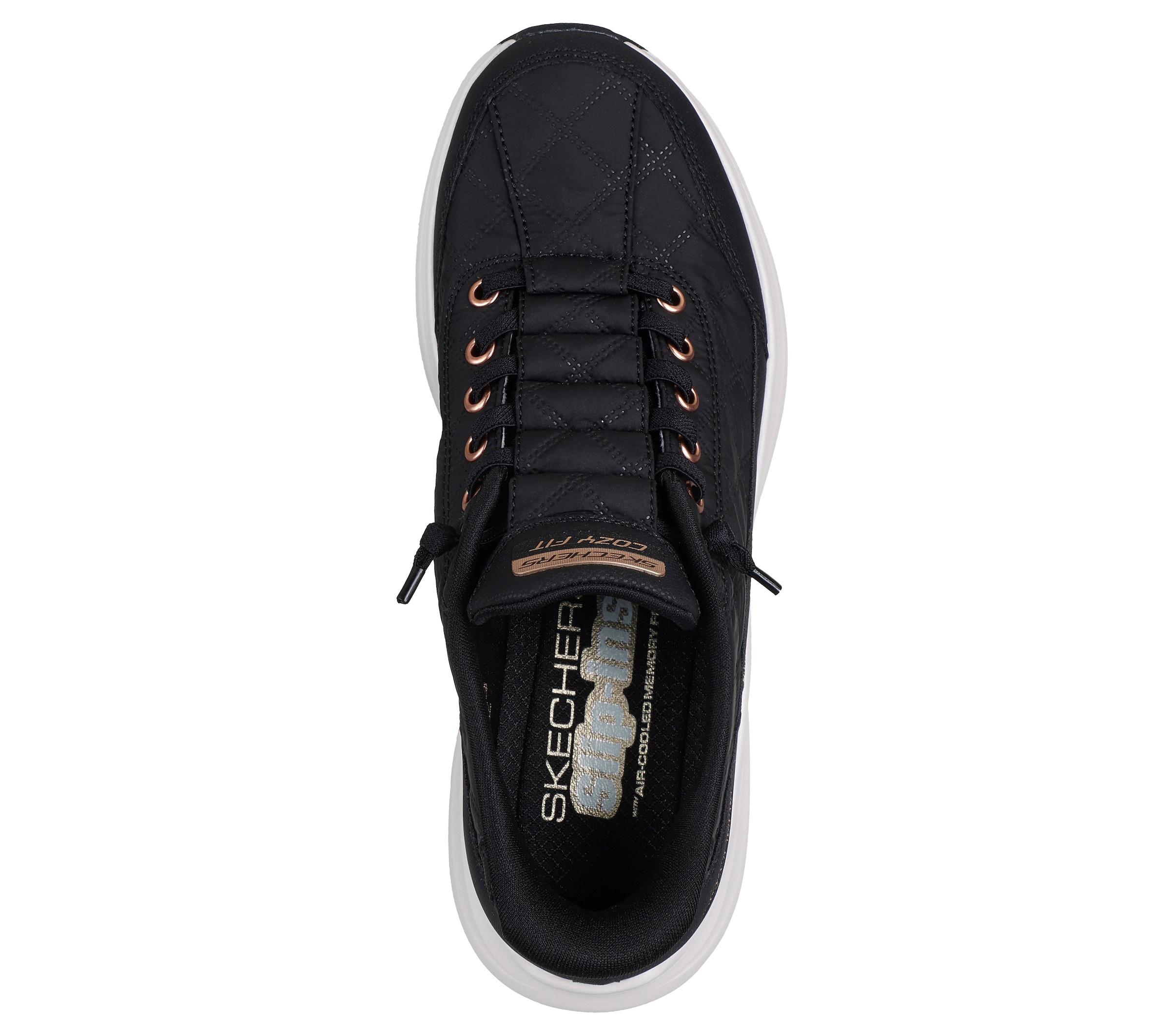 Skechers Slip-On Sneaker »CONTOUR FOAM-GOLDEN HOUR«  Slipper, Freizeitschuh, Schlupfschuh mit Slip-Ins Funktion