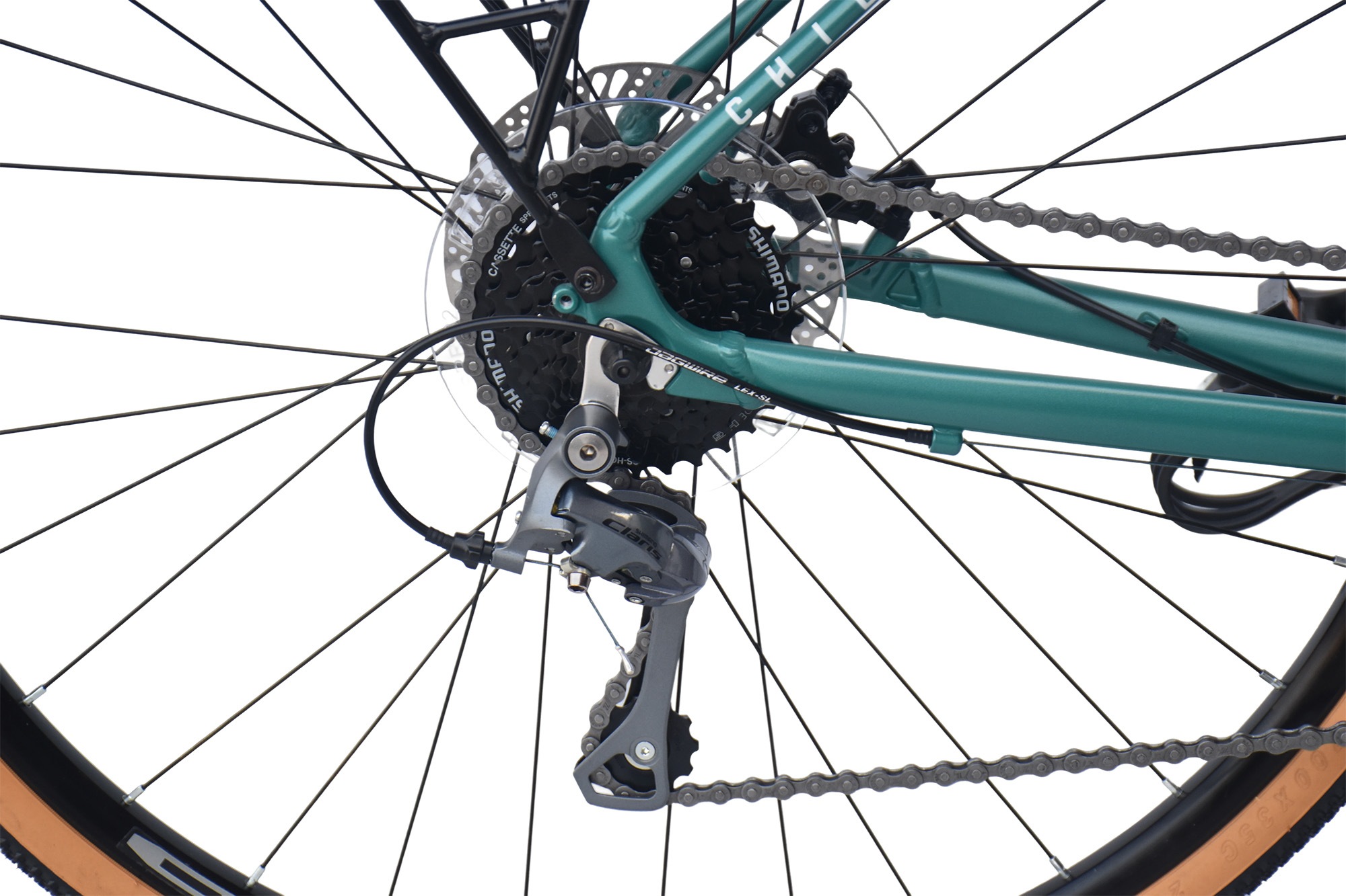 CHILLIZ Gravelbike »GL.08« 16 Gang Shimano Claris RD2400 Schaltwerk Kettenschaltung