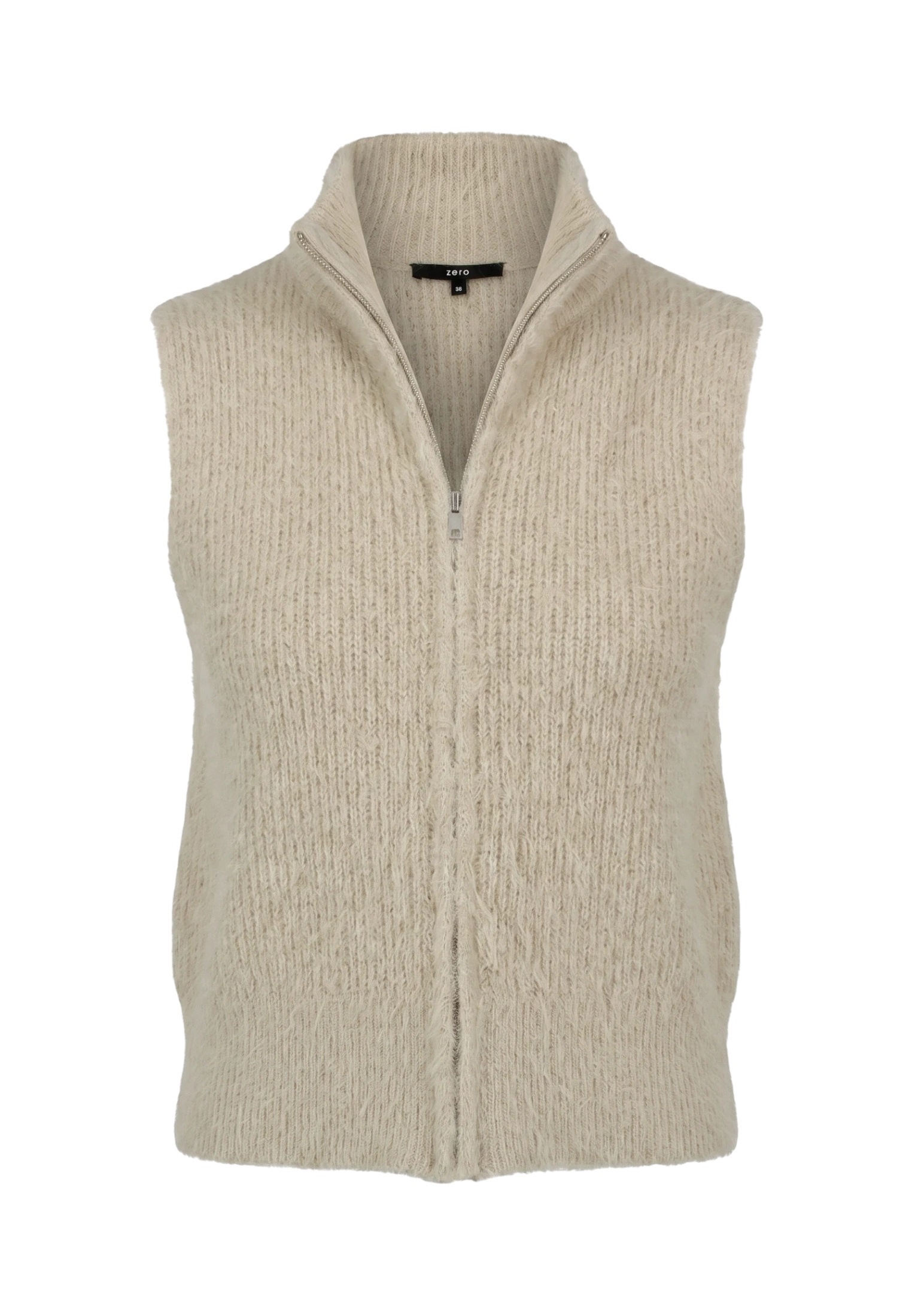 Zero Strickjacke »Damen mit Reißverschluss« 1 Stk. Plain/ohne Details