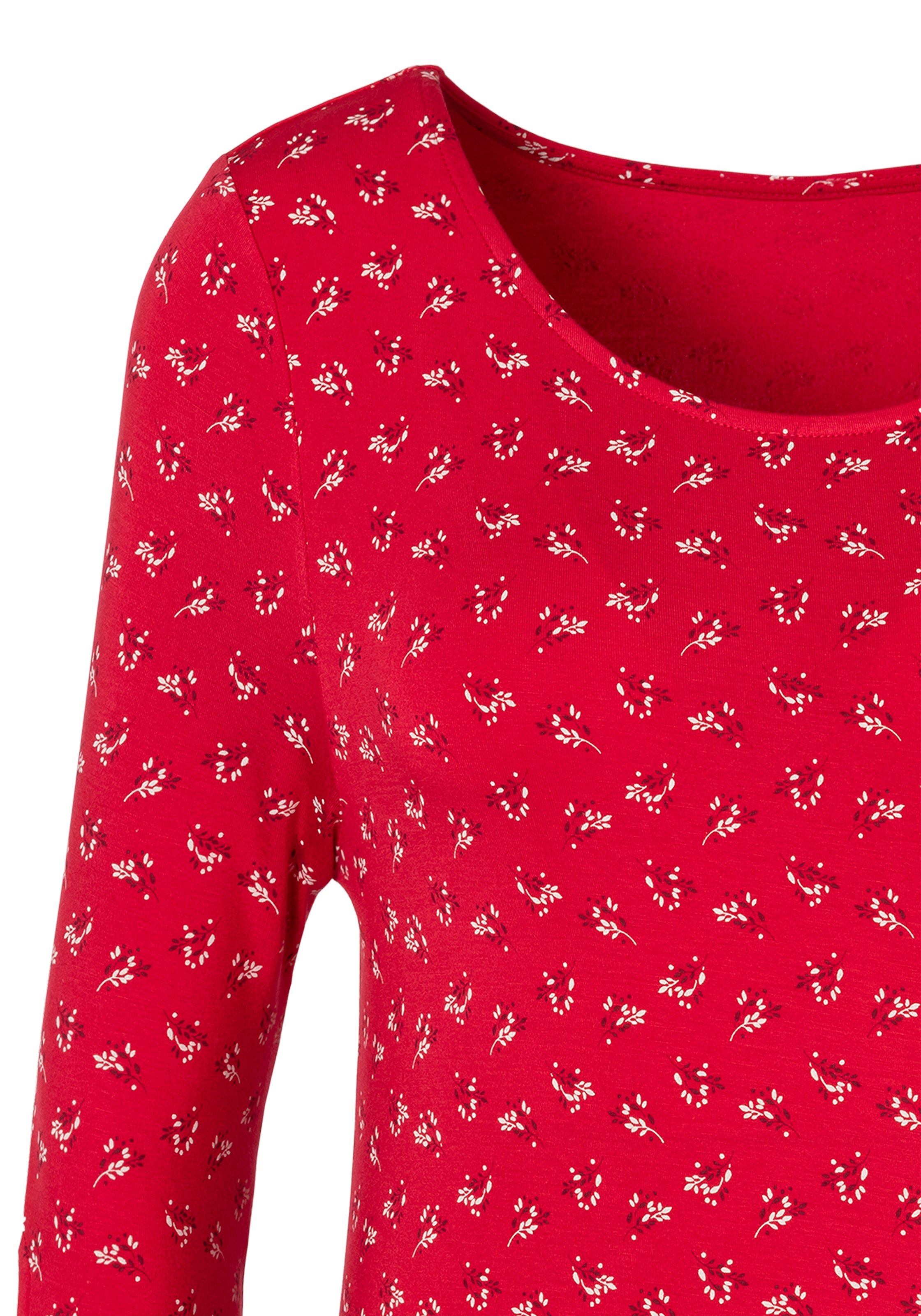 Thumbnail - LASCANA 3/4-Arm-Shirt "mit kleinem Cut-Out am Ärmelsaum", aus weichem Viskose-Stretch