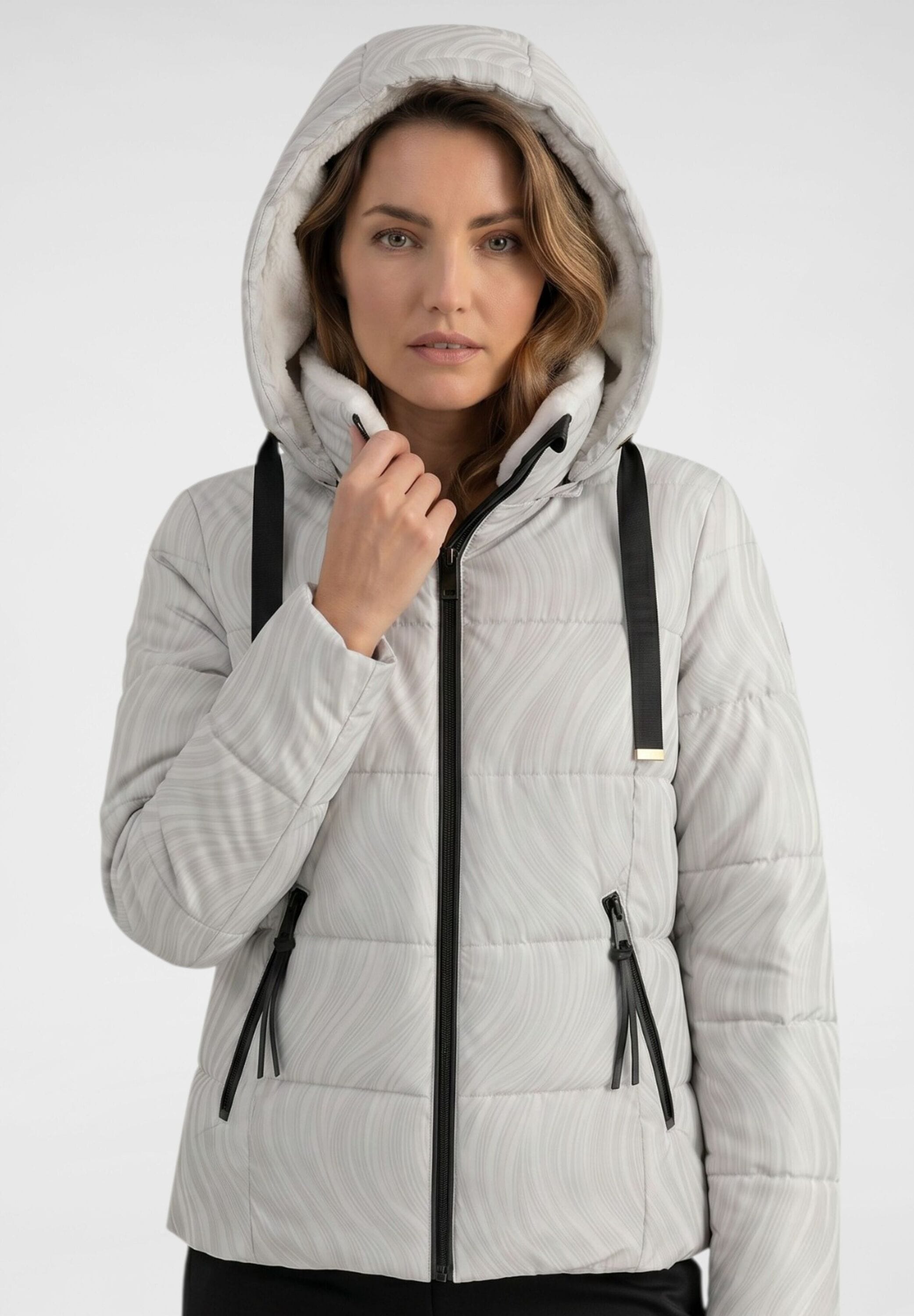 NAVIGAZIONE Steppjacke »NAVIGAZIONE Kacke« mit Kapuze Glänzende Optik