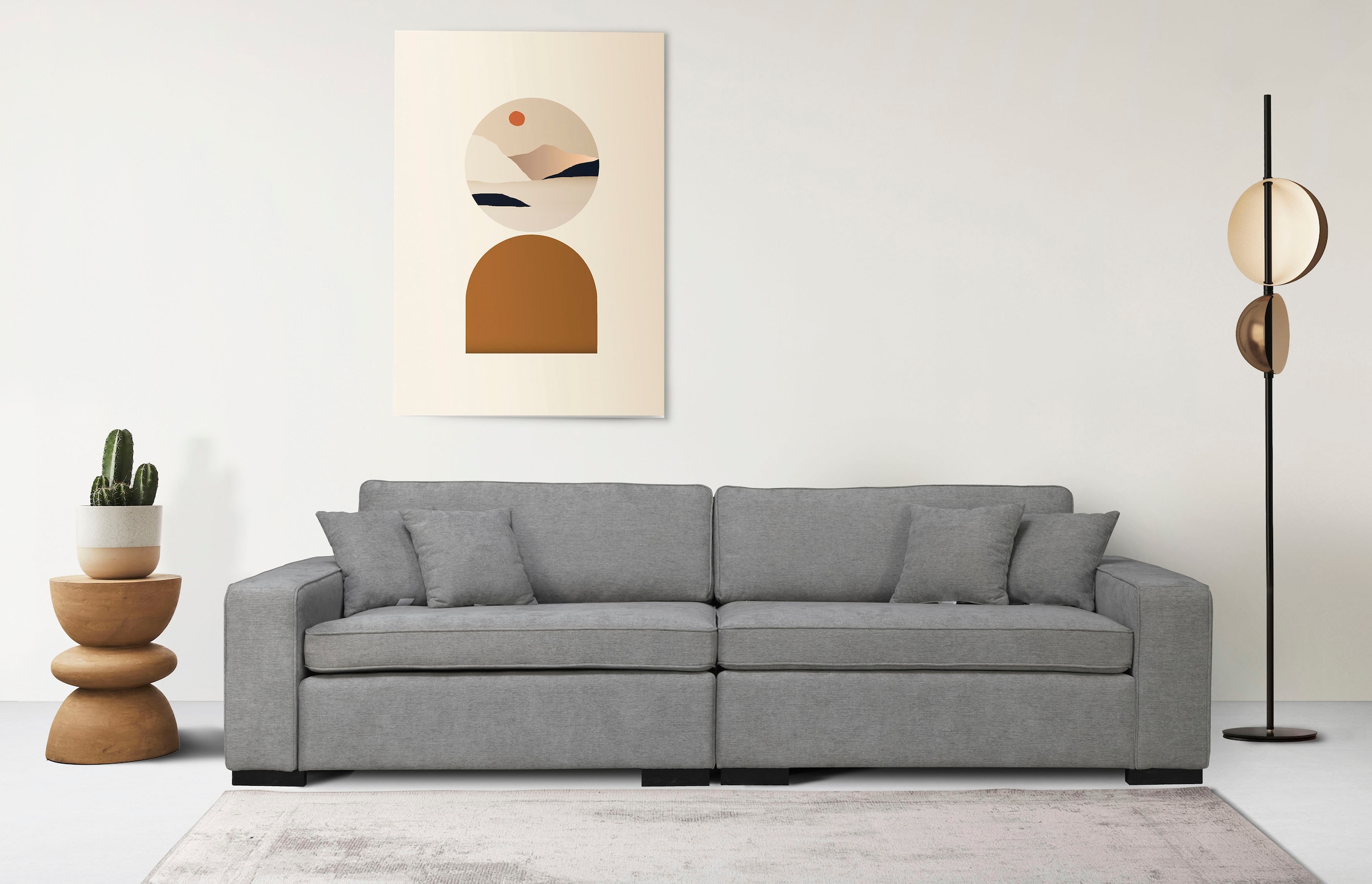 Home affaire 2-Sitzer "Skara XXL", Lounge-Sofa XXL mit Federkern-Polsterung günstig online kaufen
