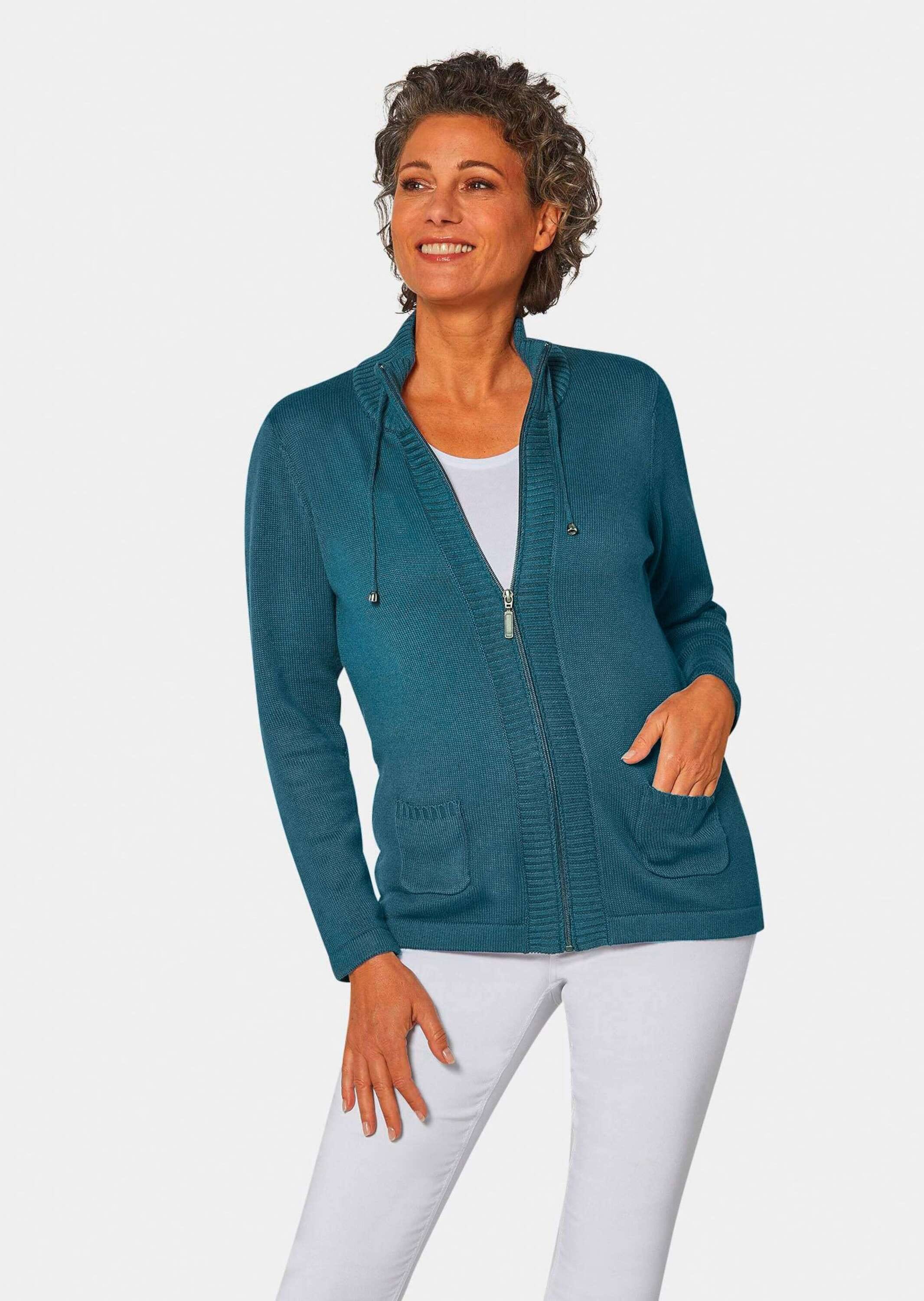 GOLDNER Strickjacke »Strickjacke Sportliche Strickjacke«