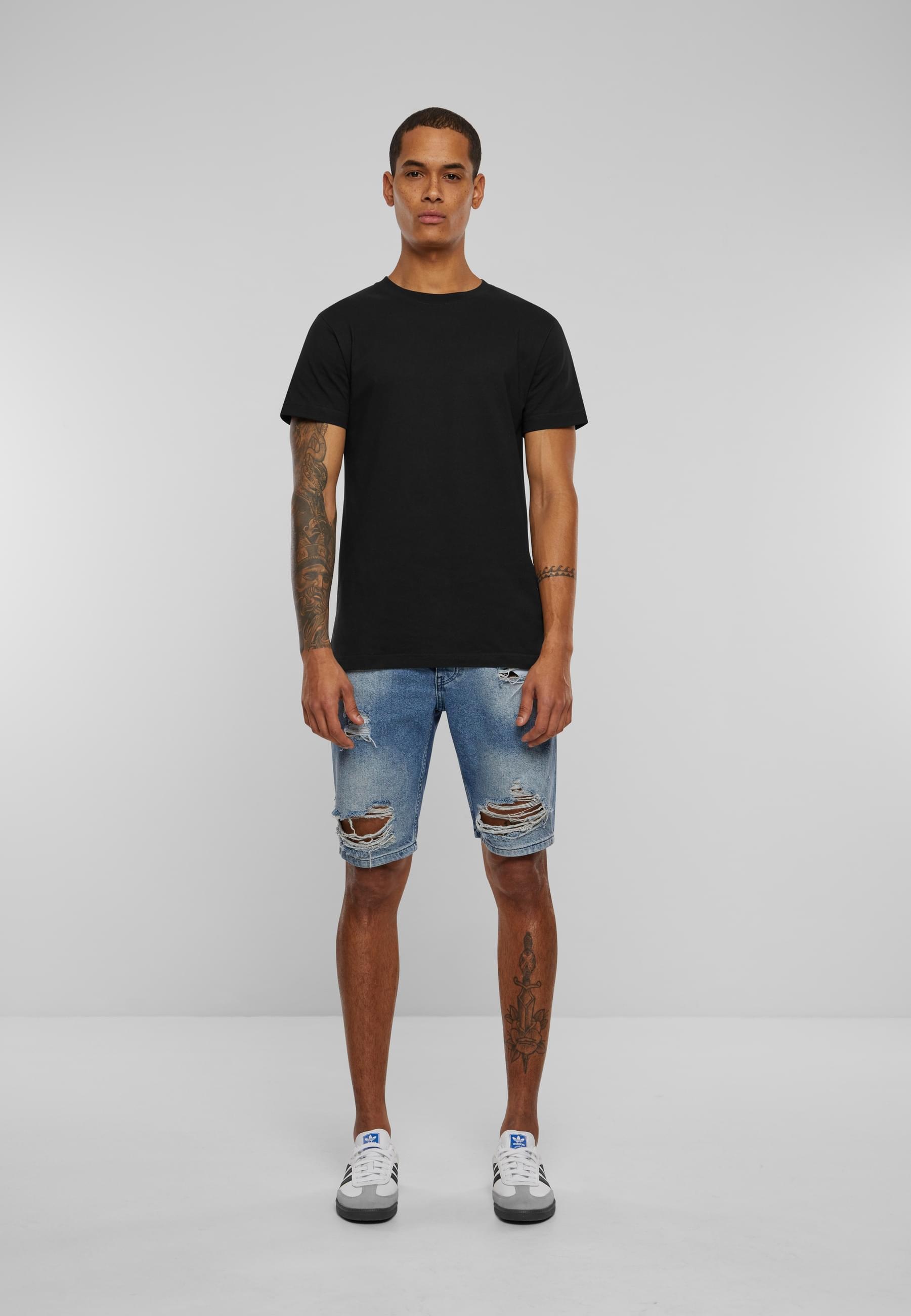 2Y Studios Shorts »2Y Studios Herren 2Y Destroyed Denim Shorts«, (1 tlg.)