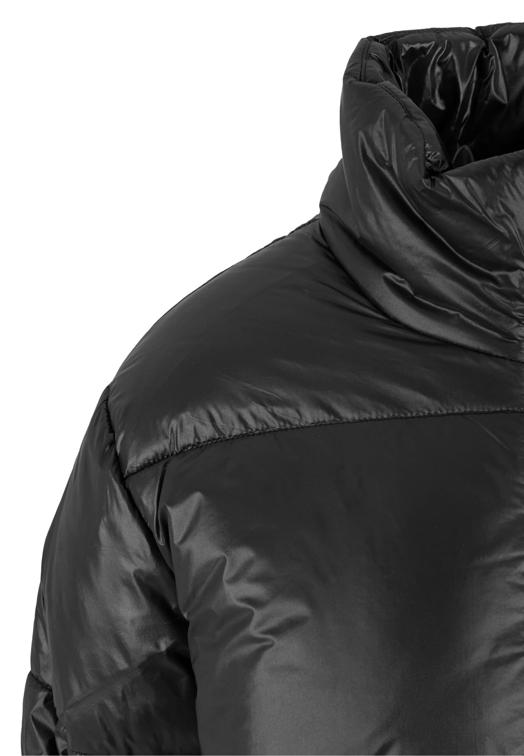 URBAN CLASSICS Winterjacke »Urban Classics Ladies Recycled Short Shiny Puffer Jacket«, (1 St.), ohne Kapuze