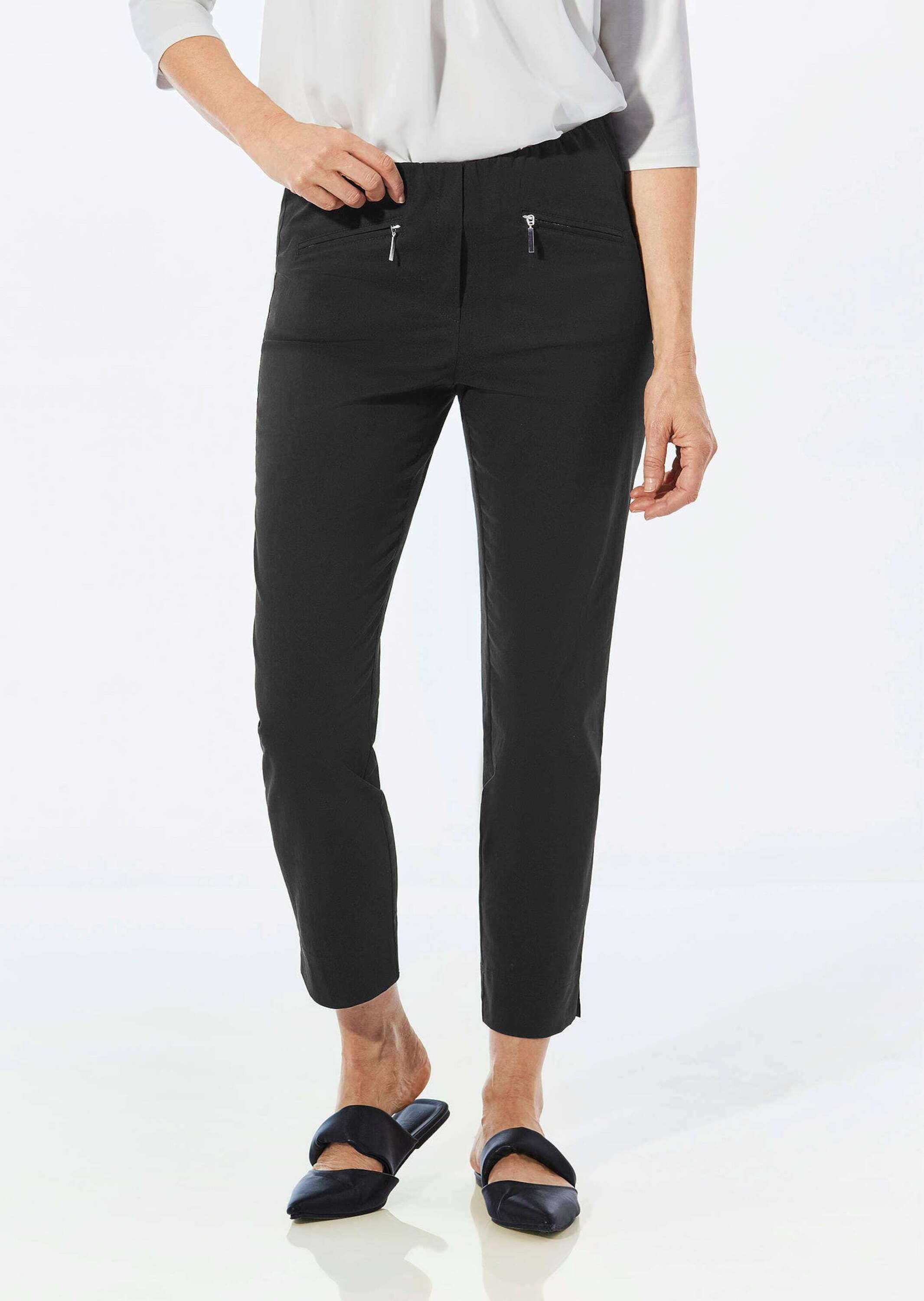 GOLDNER 7/8-Hose "Kurzgröße Stretchhose LOUISA, dehnbar & mit Taschen" günstig online kaufen