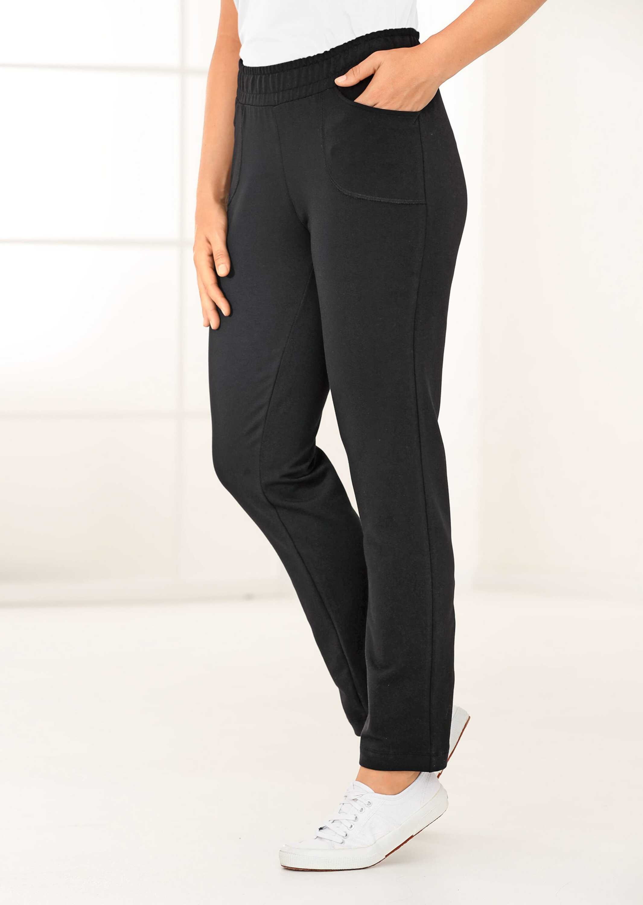 GOLDNER Stoffhose »Bequeme Freizeithose mit Schlupfbund und Taschen«