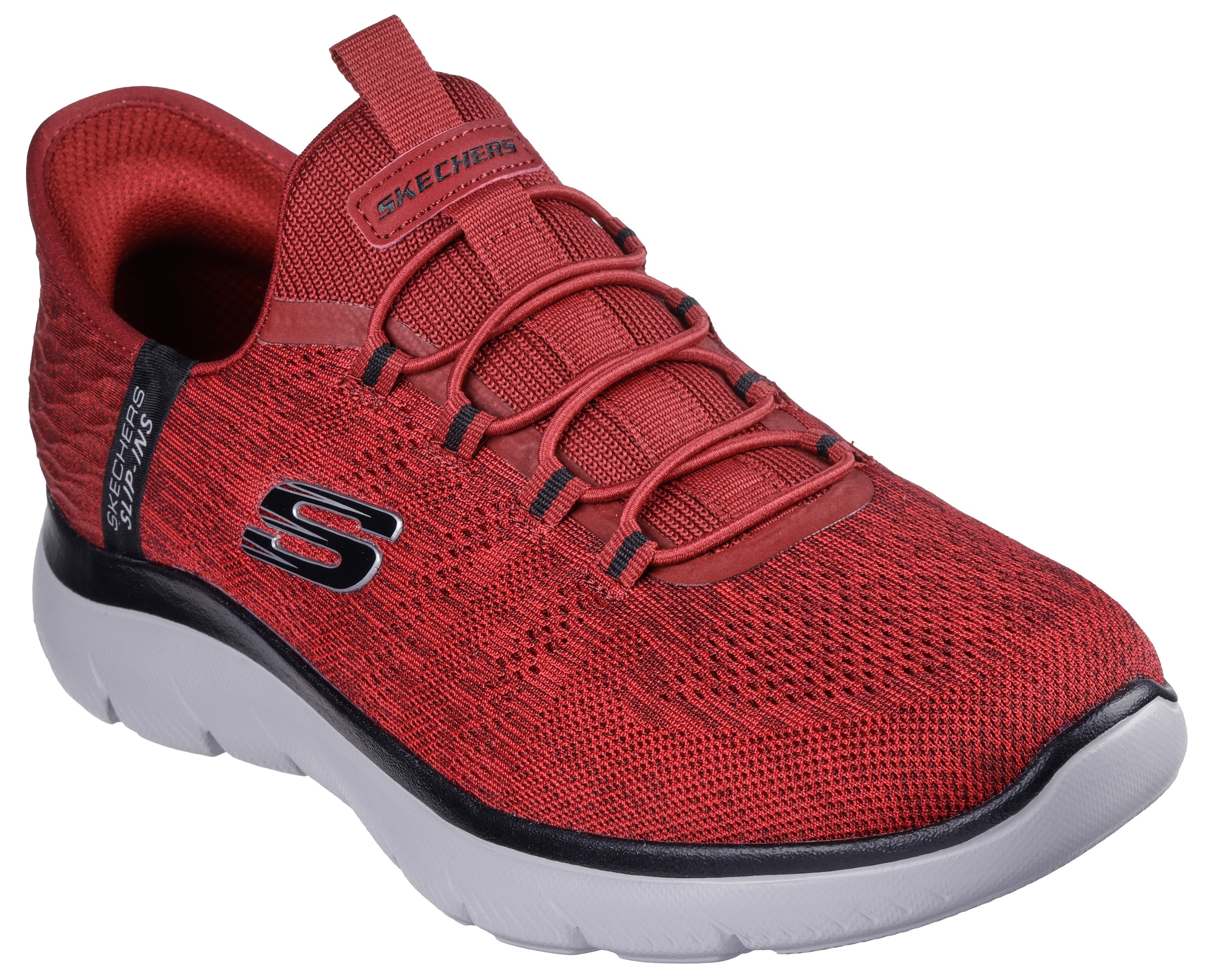 Skechers Slip-On Sneaker "SUMMITS-KEY PACE", Slipper, Freizeitschuh, Halbschuh in veganer Verarbeitung