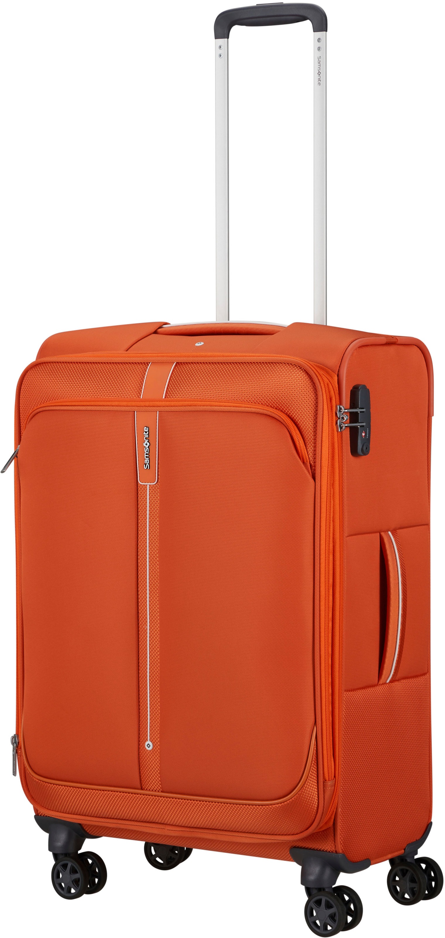 Samsonite Weichgepäck-Trolley »Popsoda, 66 cm«, 4 Rollen, mit Volumenerweiterung