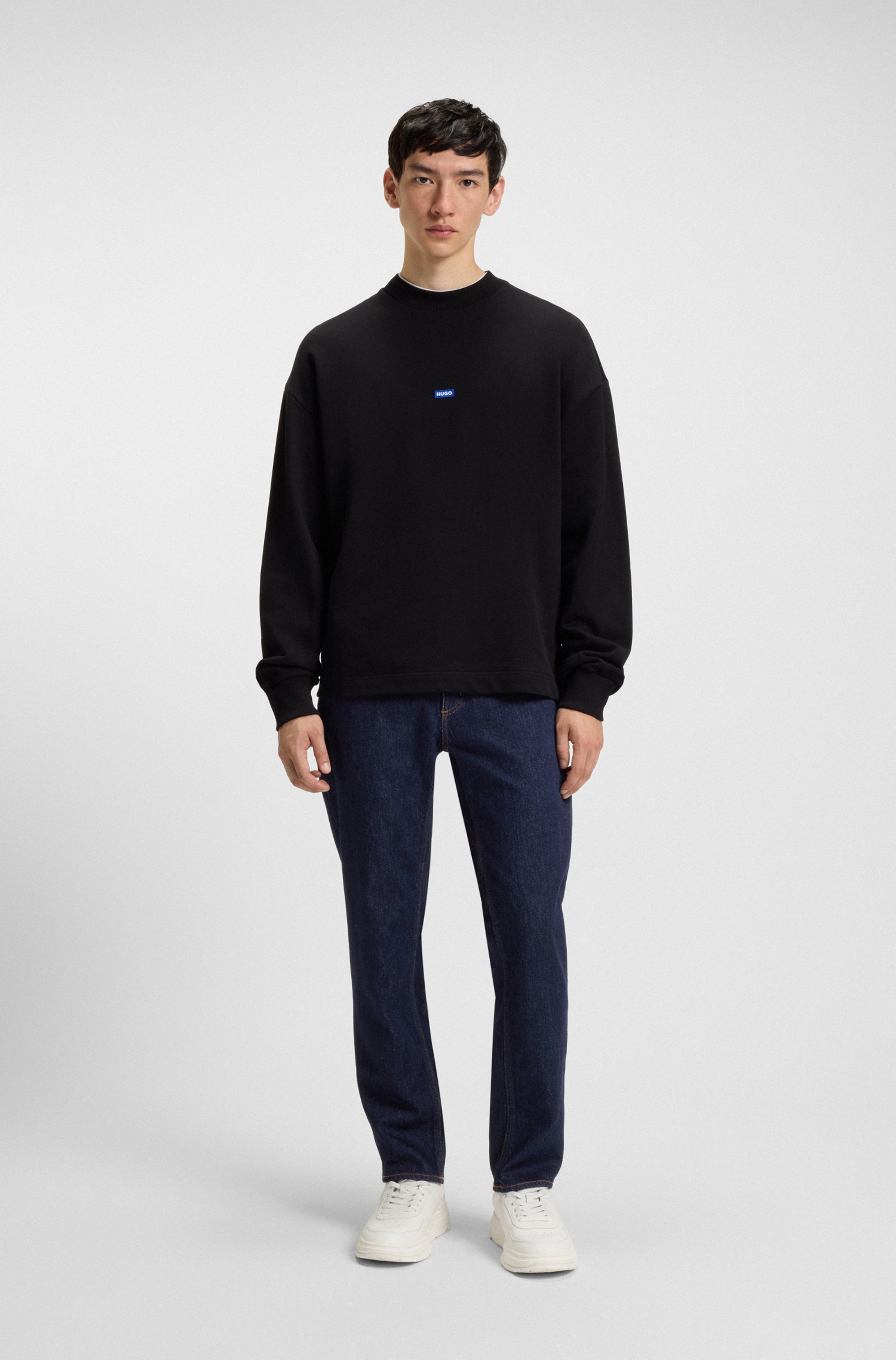 Thumbnail - HUGO Blue Tapered-fit-Jeans "Brody", mit Stone-washed-Finish