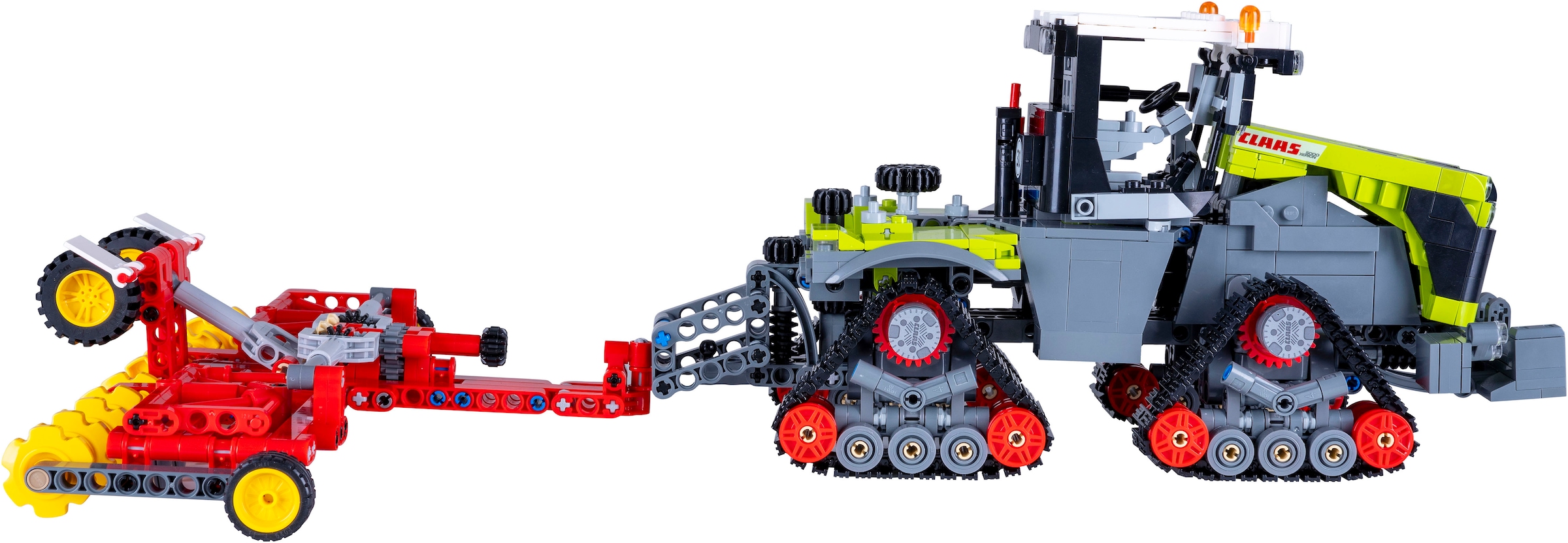 Jamara Konstruktions-Spielset »CaDA, Claas Xerion 5000 Trac TS 1:32 Bricks«, (1336 St.)