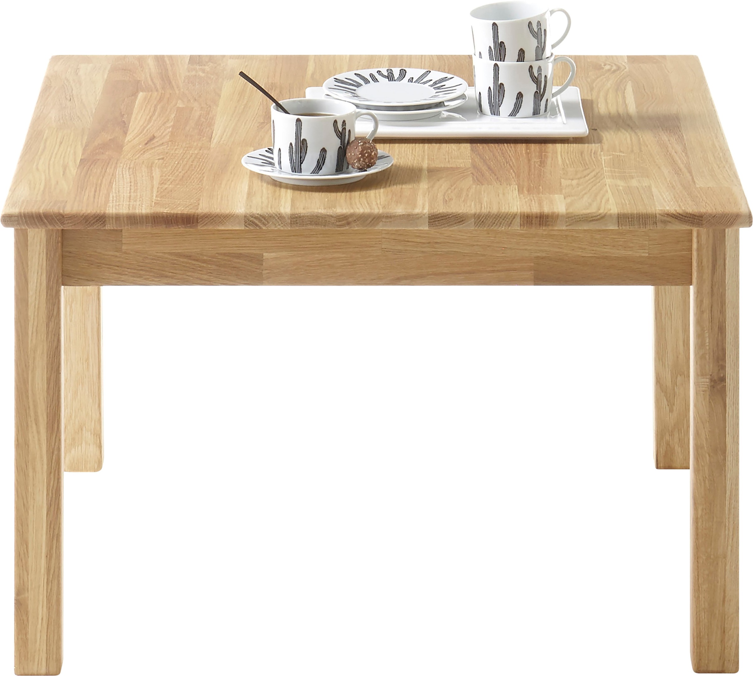 MCA furniture Couchtisch »Alfons«, Wohnzimmertisch Massivholz geölt, keilverzinkt belastbar bis 20 kg